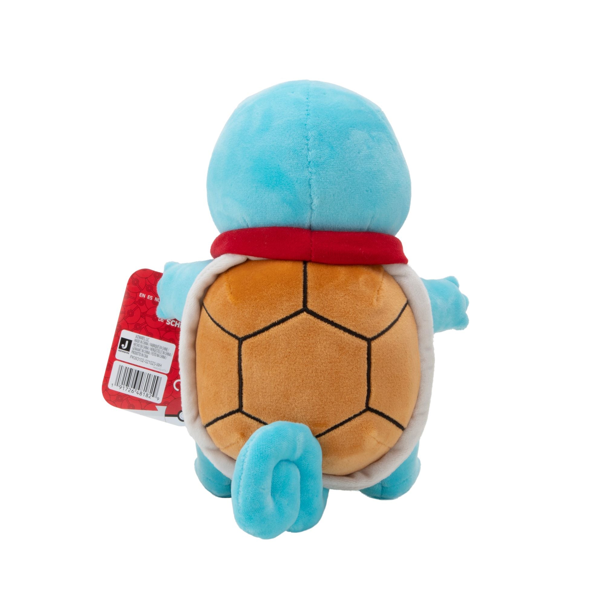 Limited-Time! 8-Inch Seasonal Holiday Squirtle Plush with Red Scarf