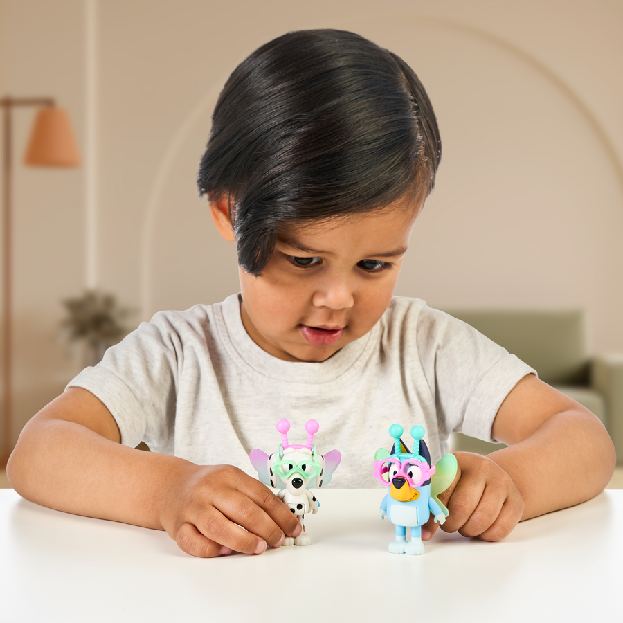 Hot Sale! 2-Pack Bluey Season 10 Alien Figures - Bluey & Chloe