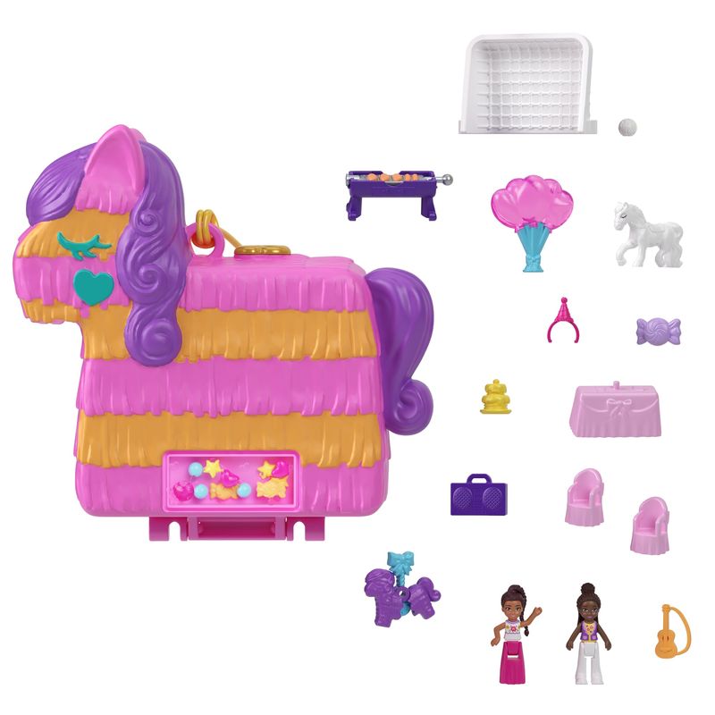 Hot Sale! Polly Pocket Pinata Party Compact - Miniature Adventure World