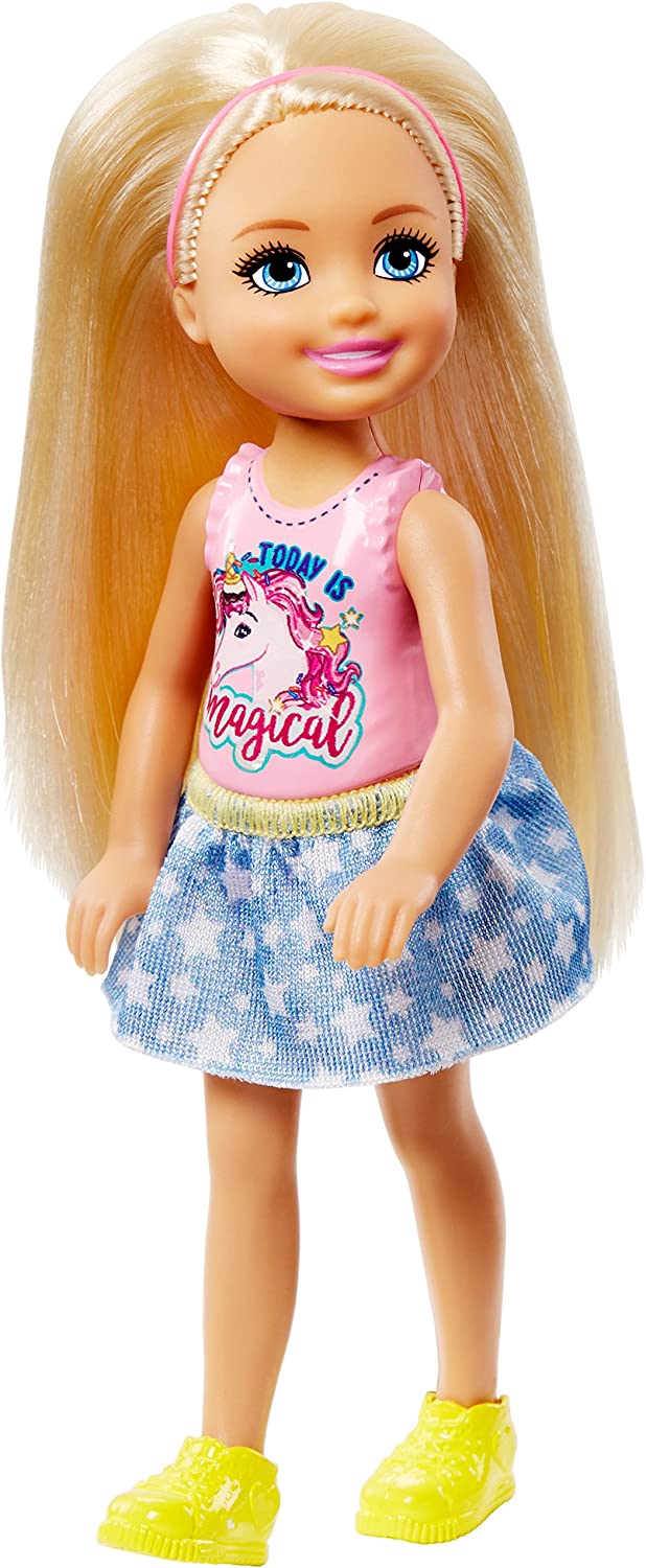 Hot! Barbie Club Chelsea Unicorn Doll