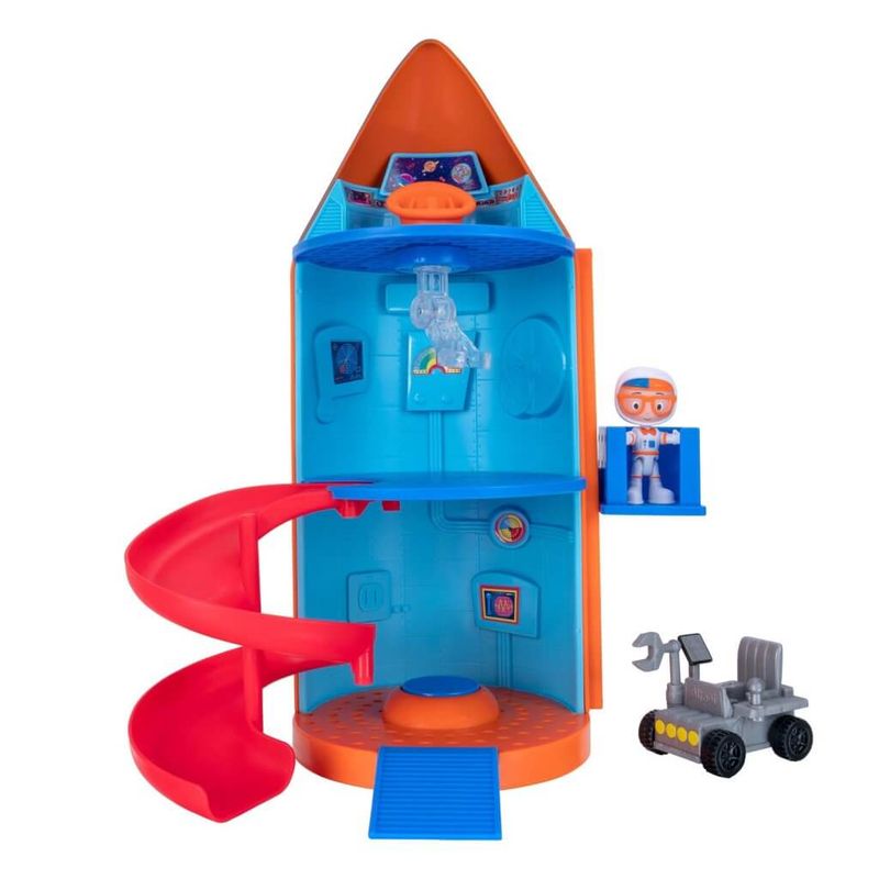 Hot! Blippi Rocket Ship Playset with Figures