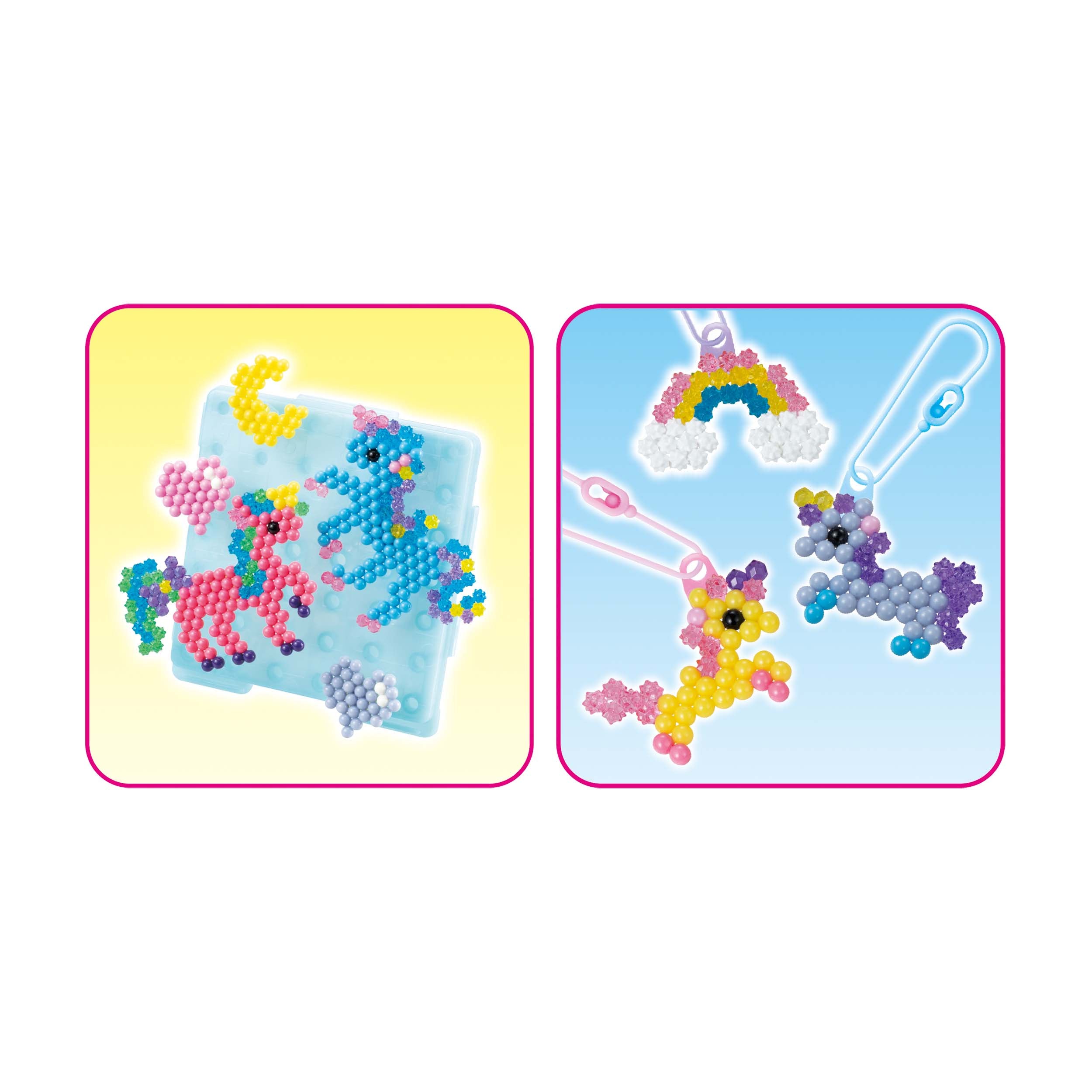 Hot Deal! Complete Aquabeads Mystic Unicorn Craft Set with 1500 Beads in 24 Colors