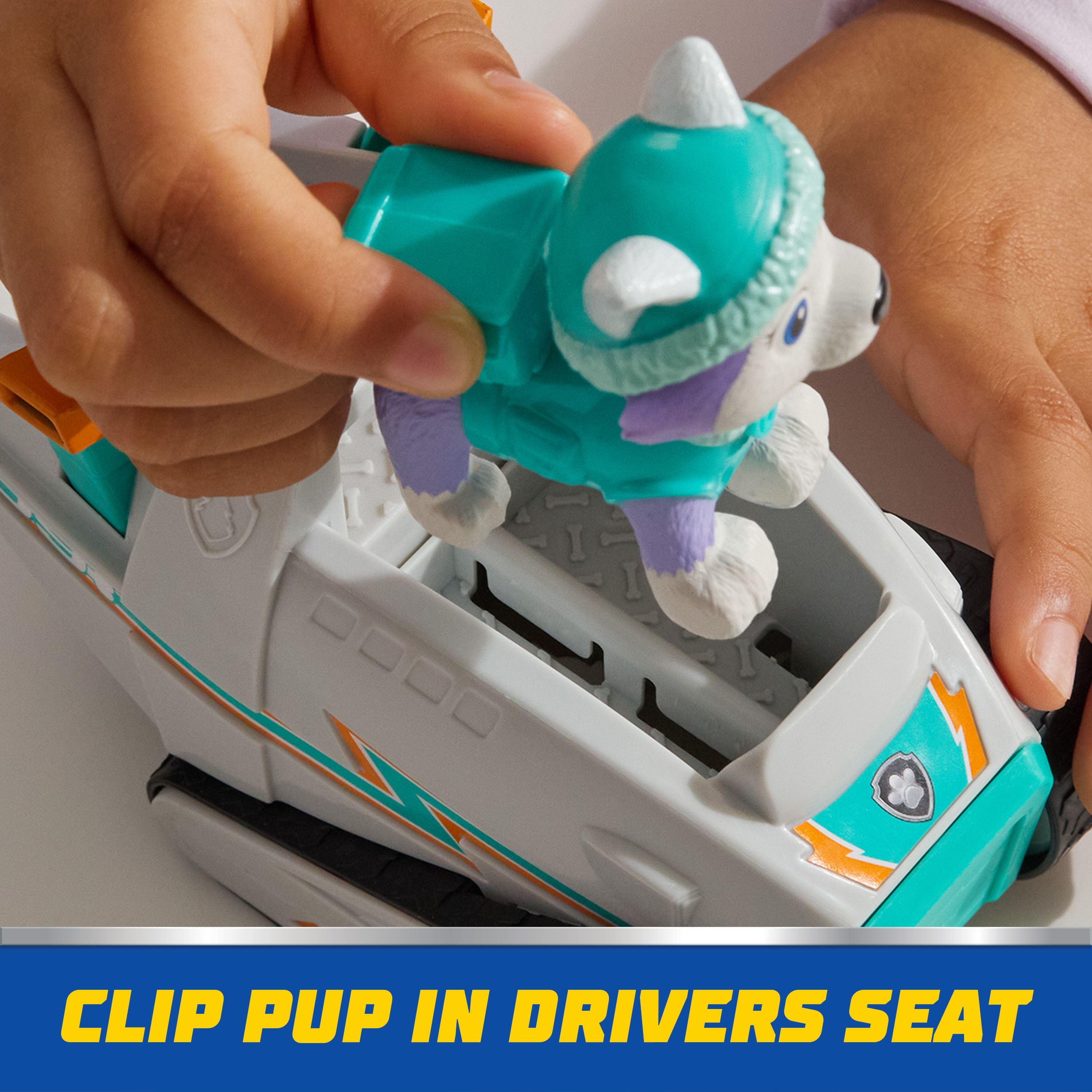 Hot Sale! PAW Patrol Preschool Rescue Toy - Everest's Basic Snow Plow Vehicle