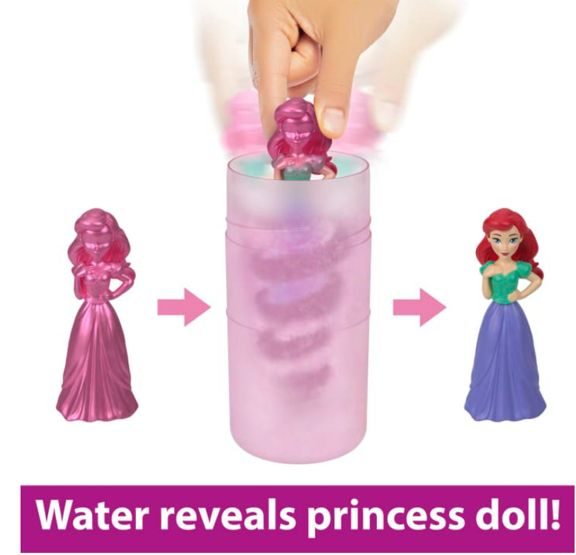 Hot! Disney Princess Royal Color Reveal Small Doll Blind Tube with Surprises