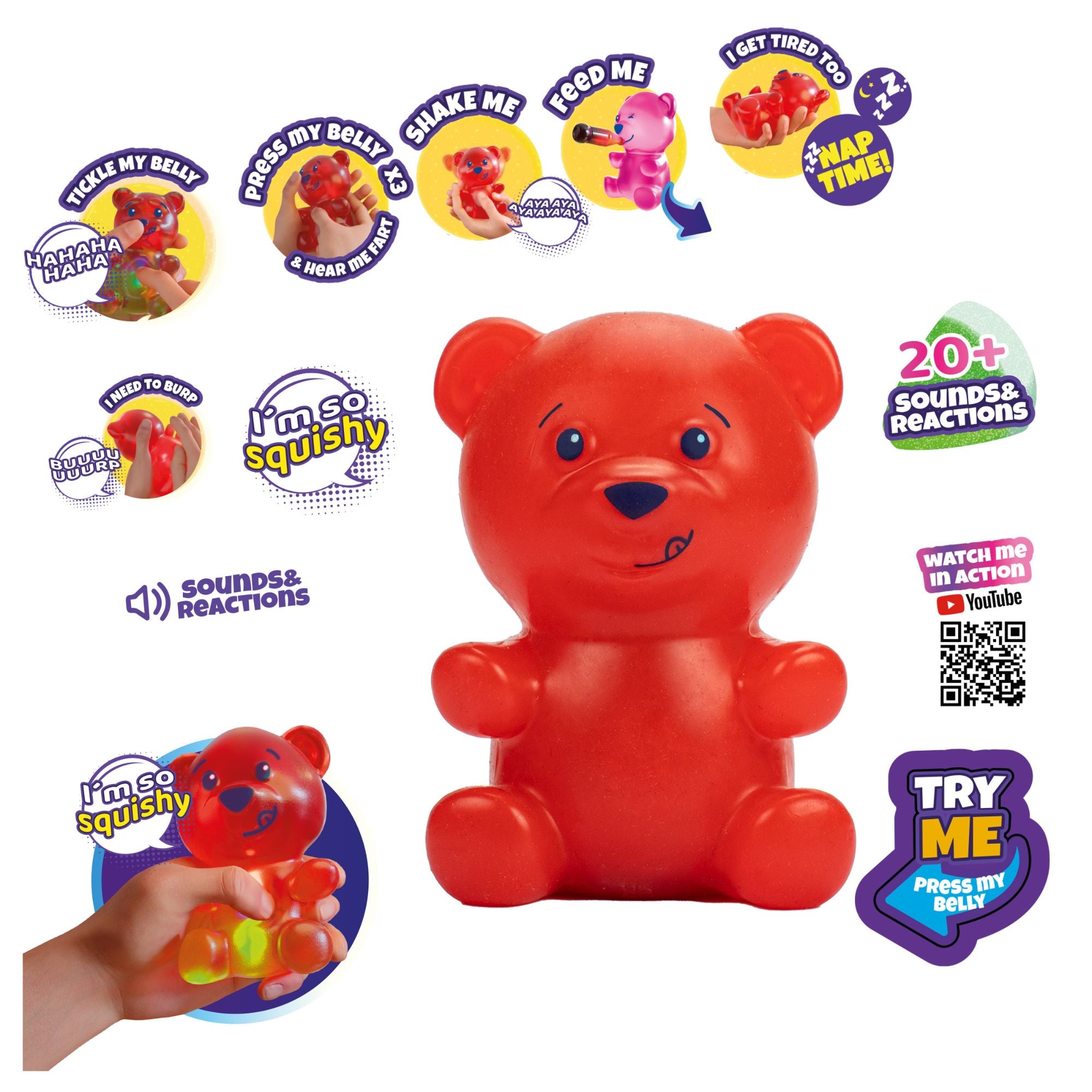 Get Your Hands on Assorted Styles of Interactive Gummymals Soft Electronic Pets