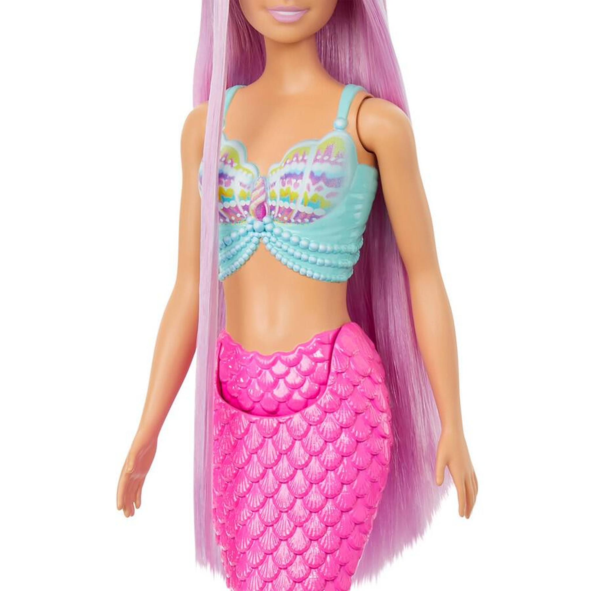 Barbie Mermaid Doll with Extra-Long, Colorful Pink Fantasy Hair