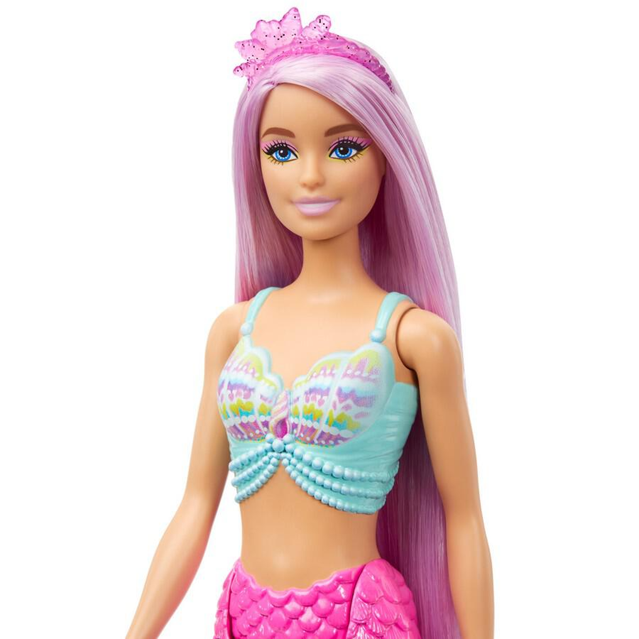 Barbie Mermaid Doll with Extra-Long, Colorful Pink Fantasy Hair