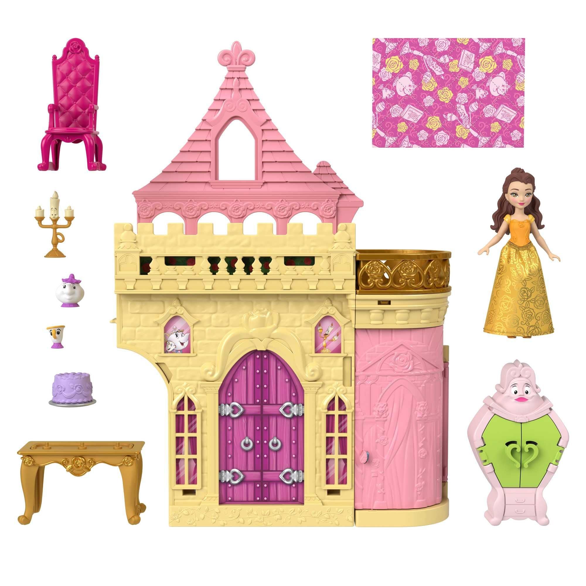 Hot Deal! Disney Princess Belle's Castle Storytime Stackable Playset for Kids