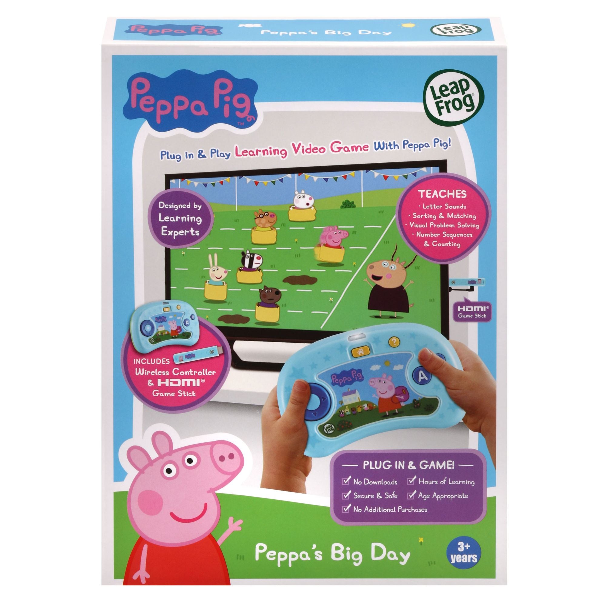 LeapFrog Peppa Pig's Big Day Video Game - Ideal for Ages 4 - 6, Great Family Fun