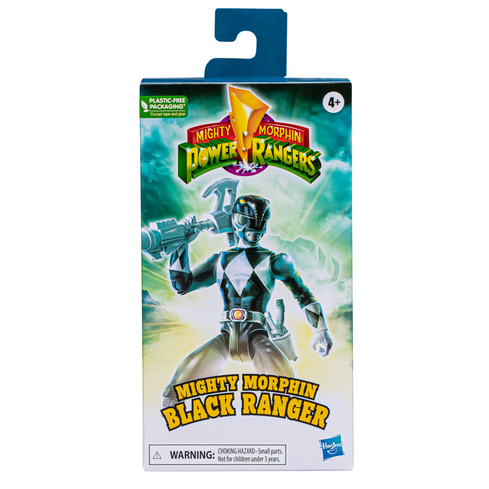 6-Inch Power Rangers Mighty Morphin Black Ranger Collectible Action Figure