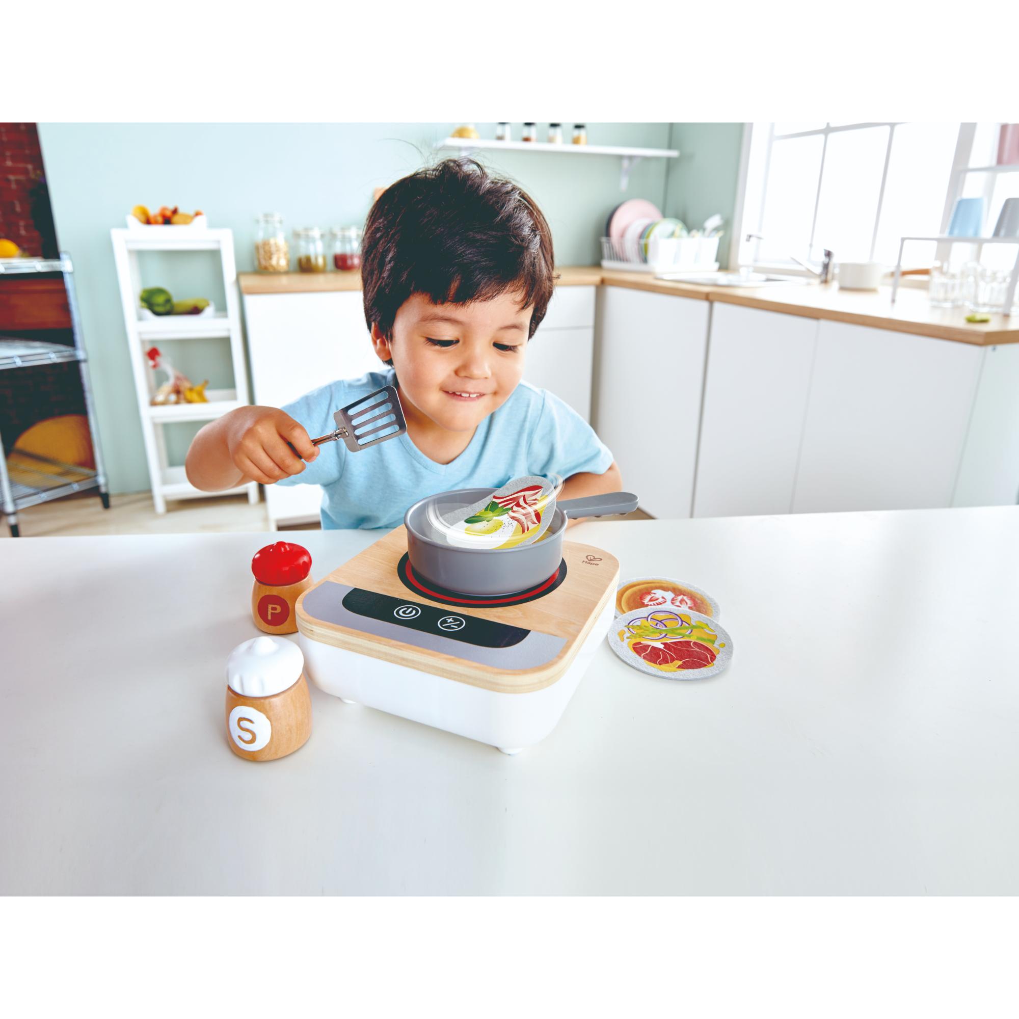 Hape Interactive Fun Stove and Fryer Toy Set for Kids