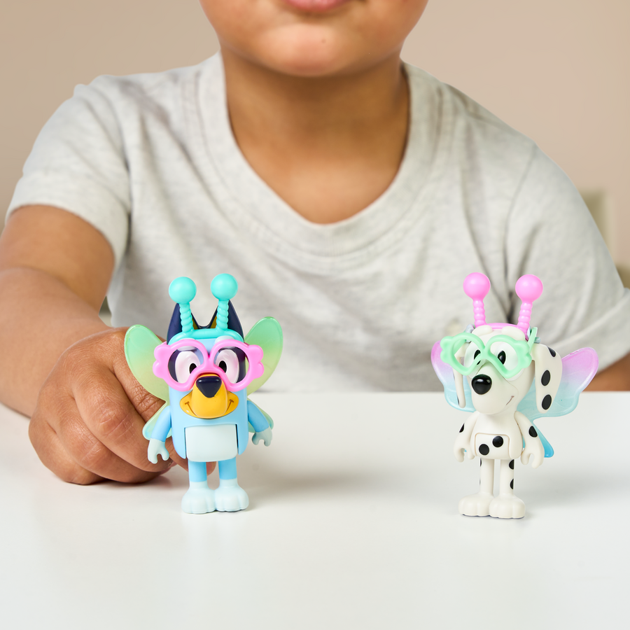 Hot Sale! 2-Pack Bluey Season 10 Alien Figures - Bluey & Chloe