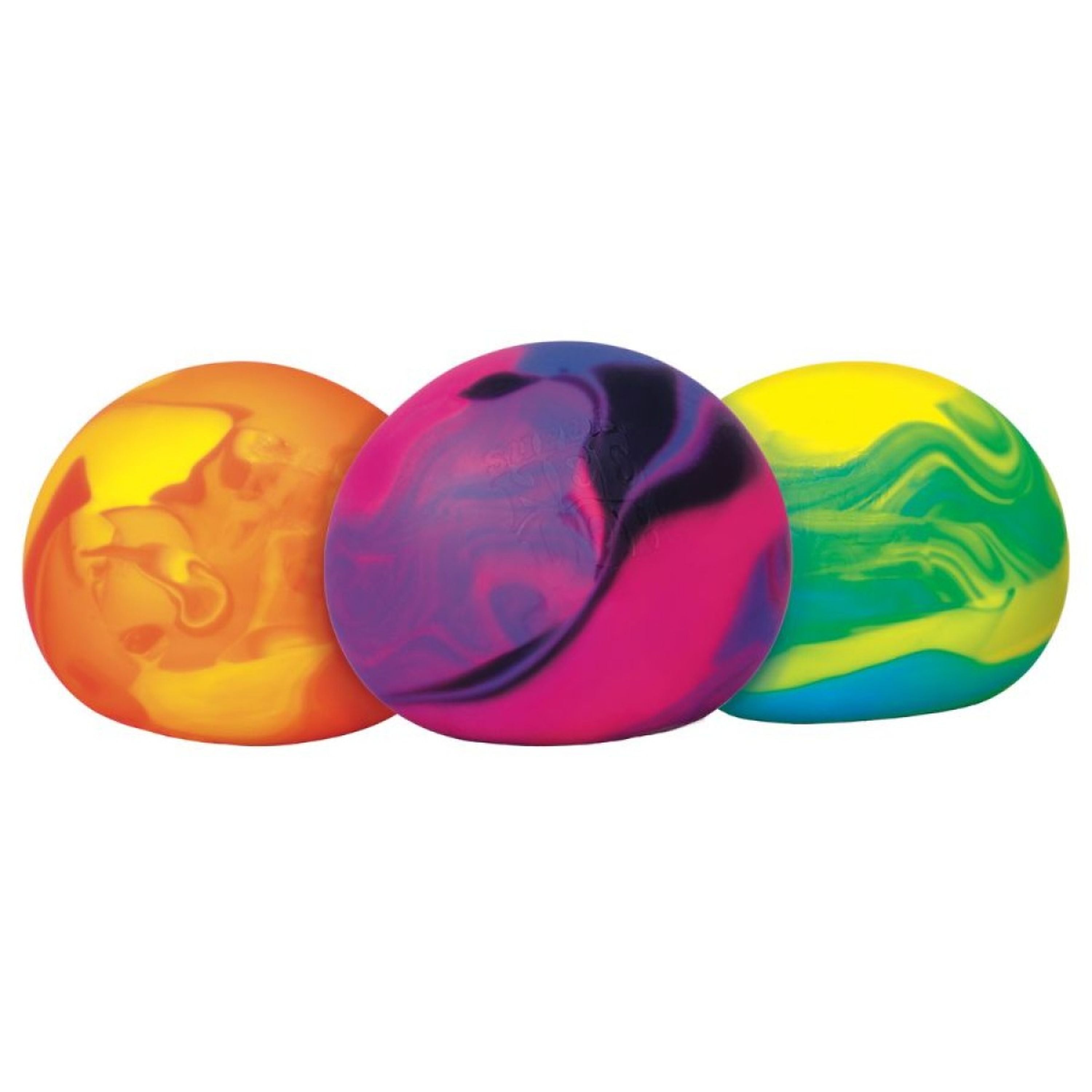 Schylling's Assorted Styles of Super Squeezable Marble NeeDoh Stress Relievers