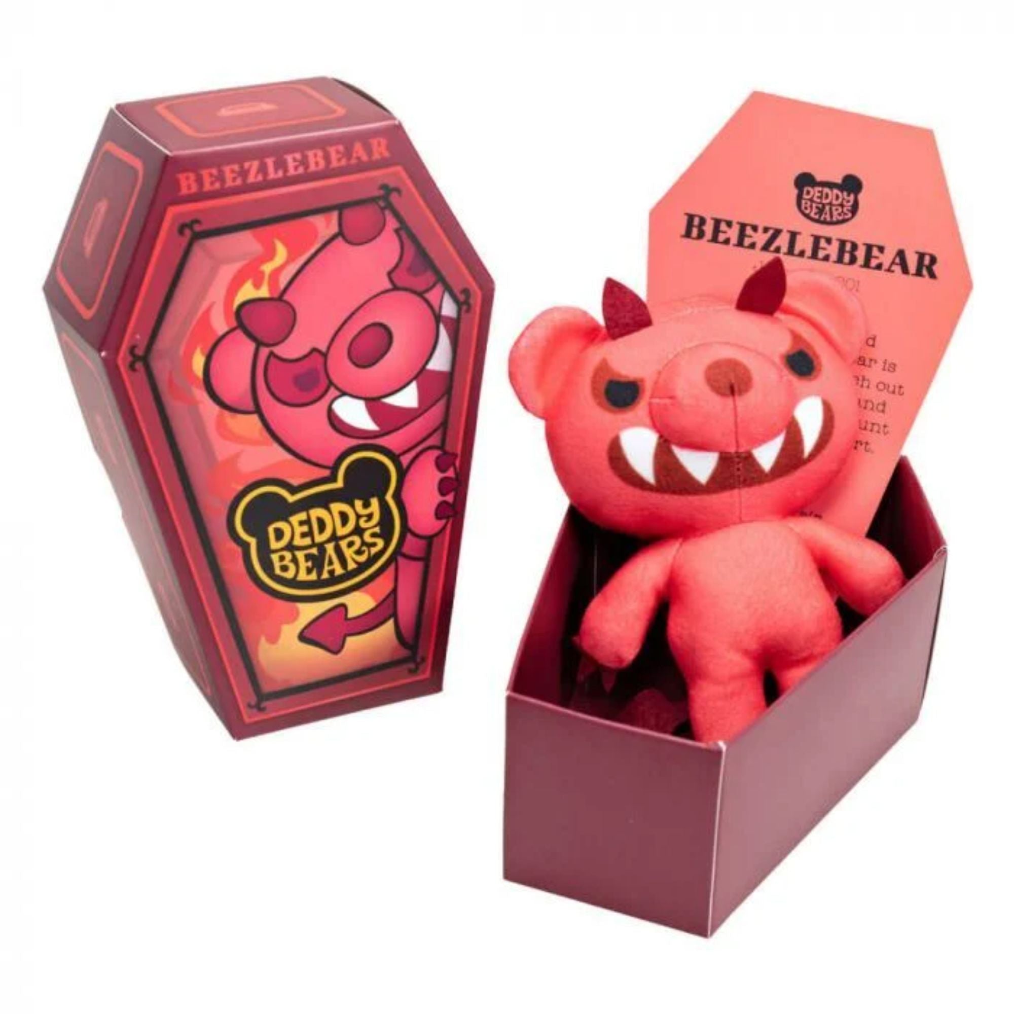 Hot! Beezlebear Deddy Bears Plush in Coffin
