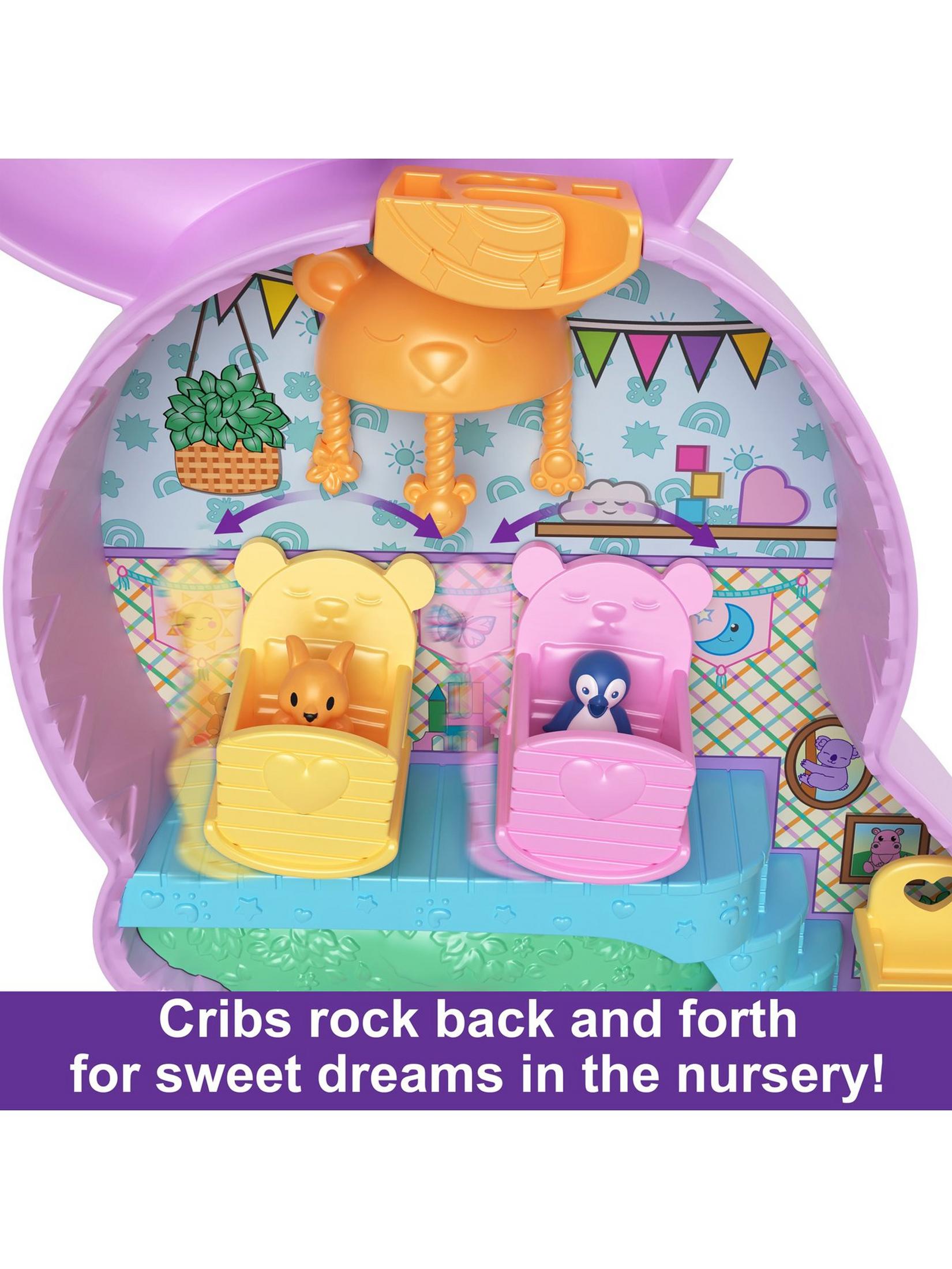 Adorable Polly Pocket Kangaroo Wearable 2-in-1 Compact for On-the-Go Fun