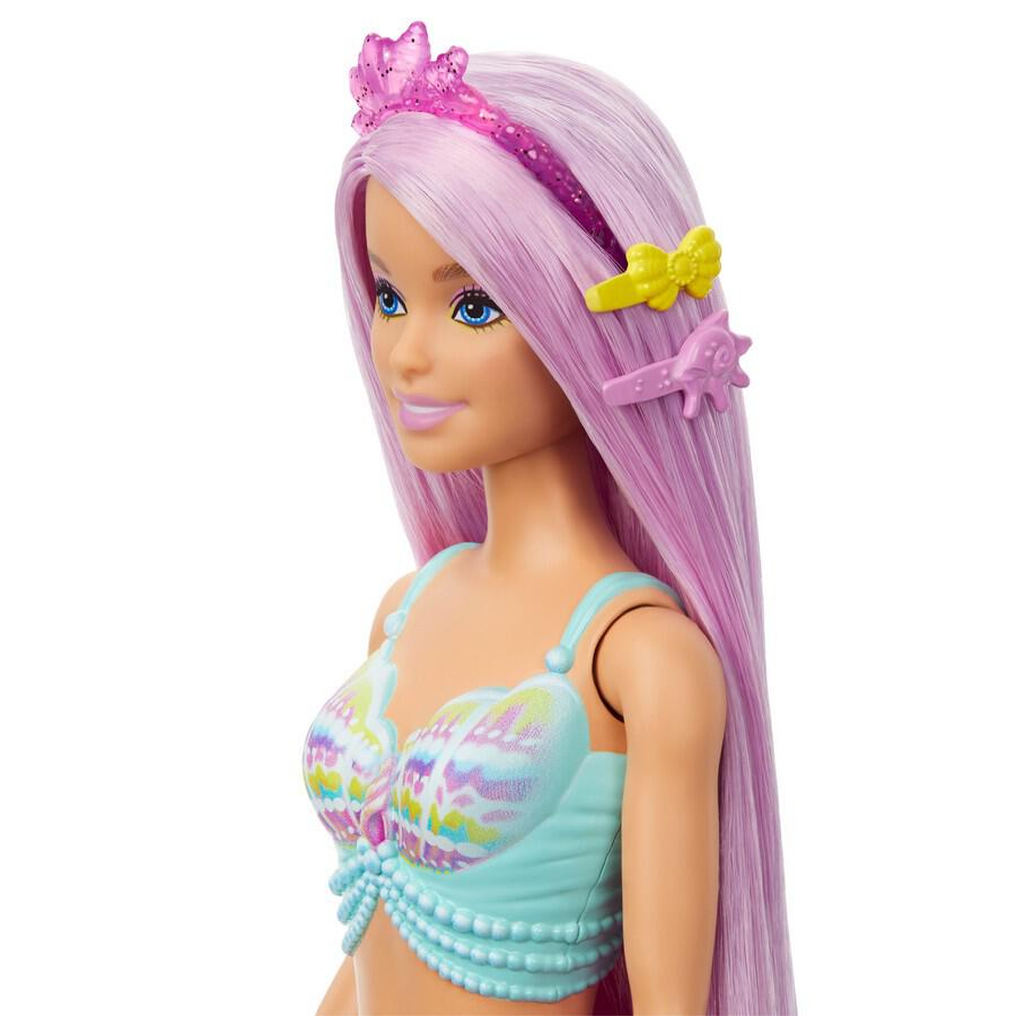Barbie Mermaid Doll with Extra-Long, Colorful Pink Fantasy Hair