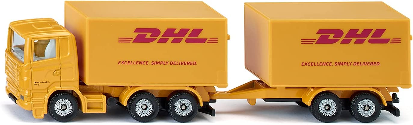 Siku 1694 Scania DHL Truck & Trailer - Ideal for Play