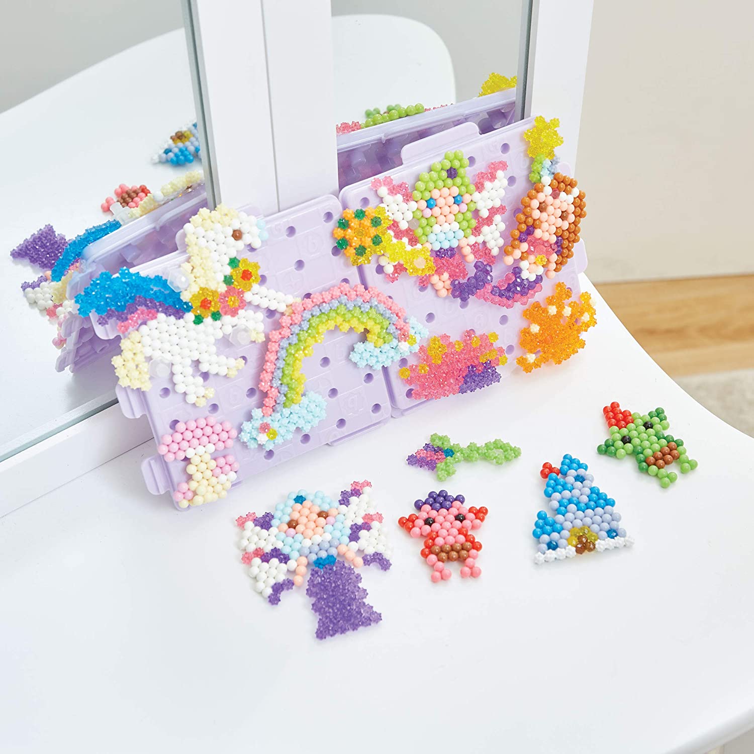 Aquabeads Enchanted World Arts and Crafts Set - Over 1800 Beads in 26 Colors, Great for Kids