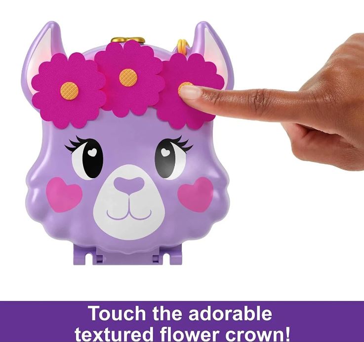 Adorable Polly Pocket Llama Compact for Camp Adventure Fun