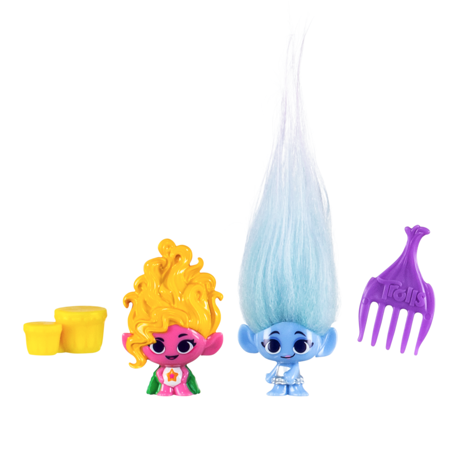Hot! DreamWorks Trolls Band Together Mineez 2-Pack Figures
