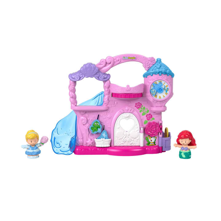 Fisher-Price Little People Disney Princess Play & Go Castle - Ideal Gift for Toddlers