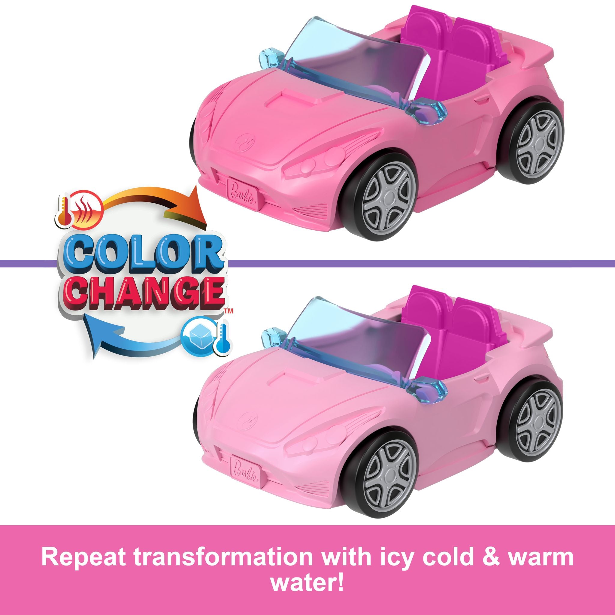 Hot Sale! Mini Barbieland Color - Changing Convertible for Barbie Doll Fans