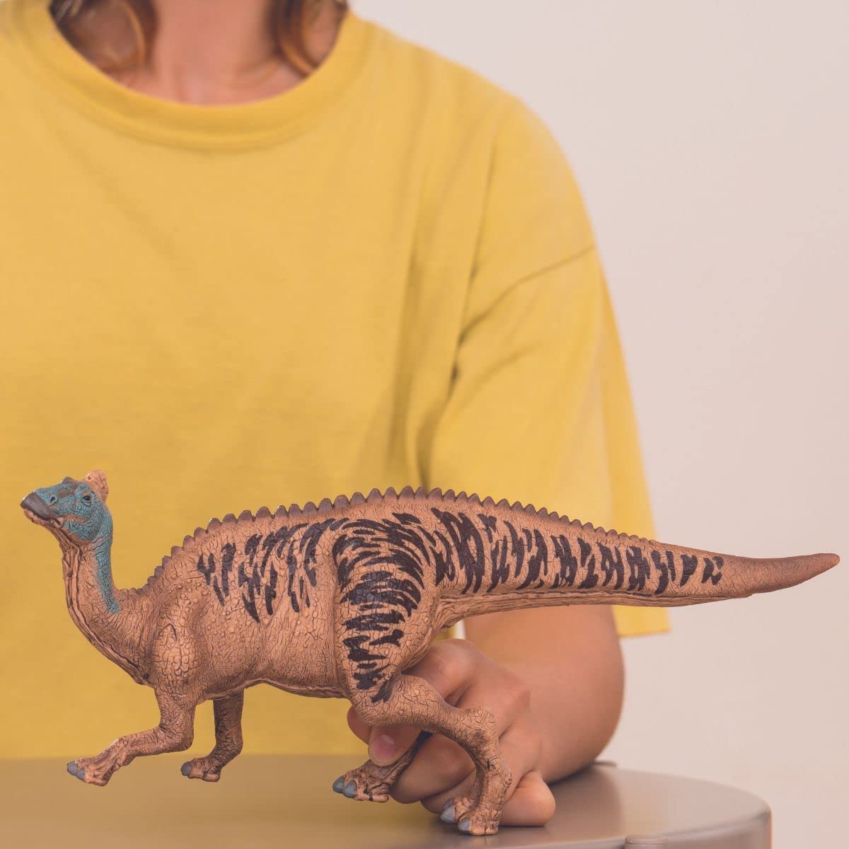 Schleich Edmontosaurus - A Stunning Dinosaur Toy for Dino - Loving Kids, Ideal for Gifts