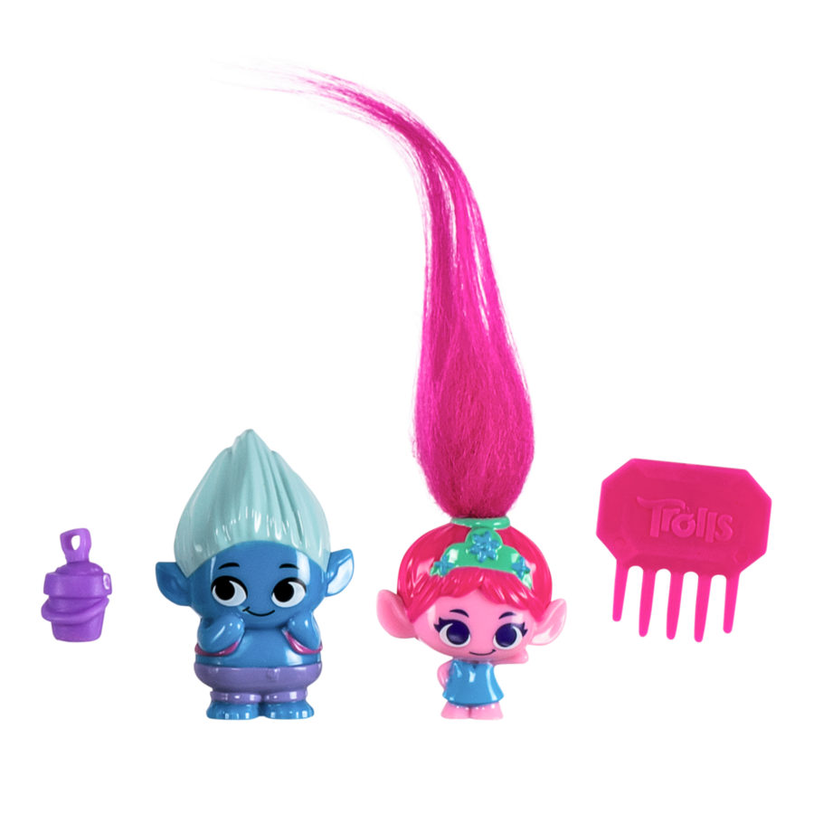 Hot! DreamWorks Trolls Band Together Mineez 2-Pack Figures