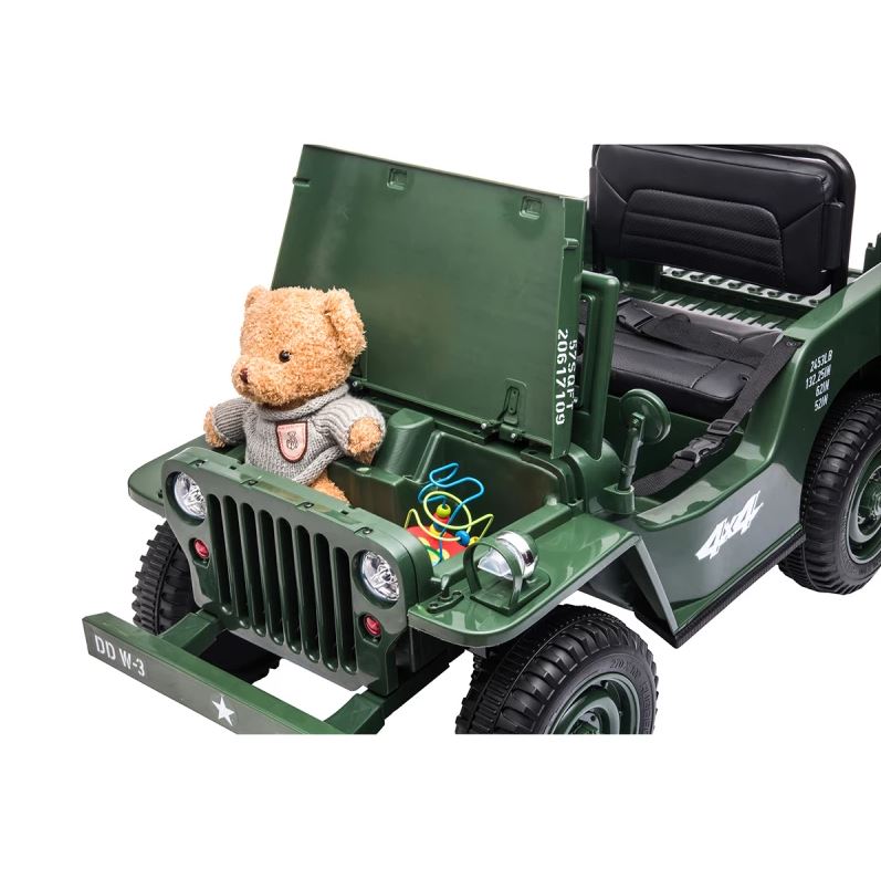 12-Volt Electric Green Go Skitz Major Ride-On for Little Riders