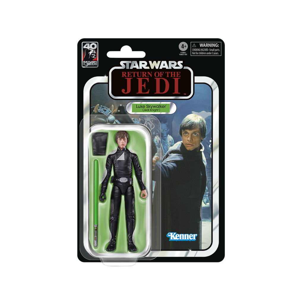 Limited Edition Star Wars The Black Series Luke Skywalker Figure for 40th Anniversary