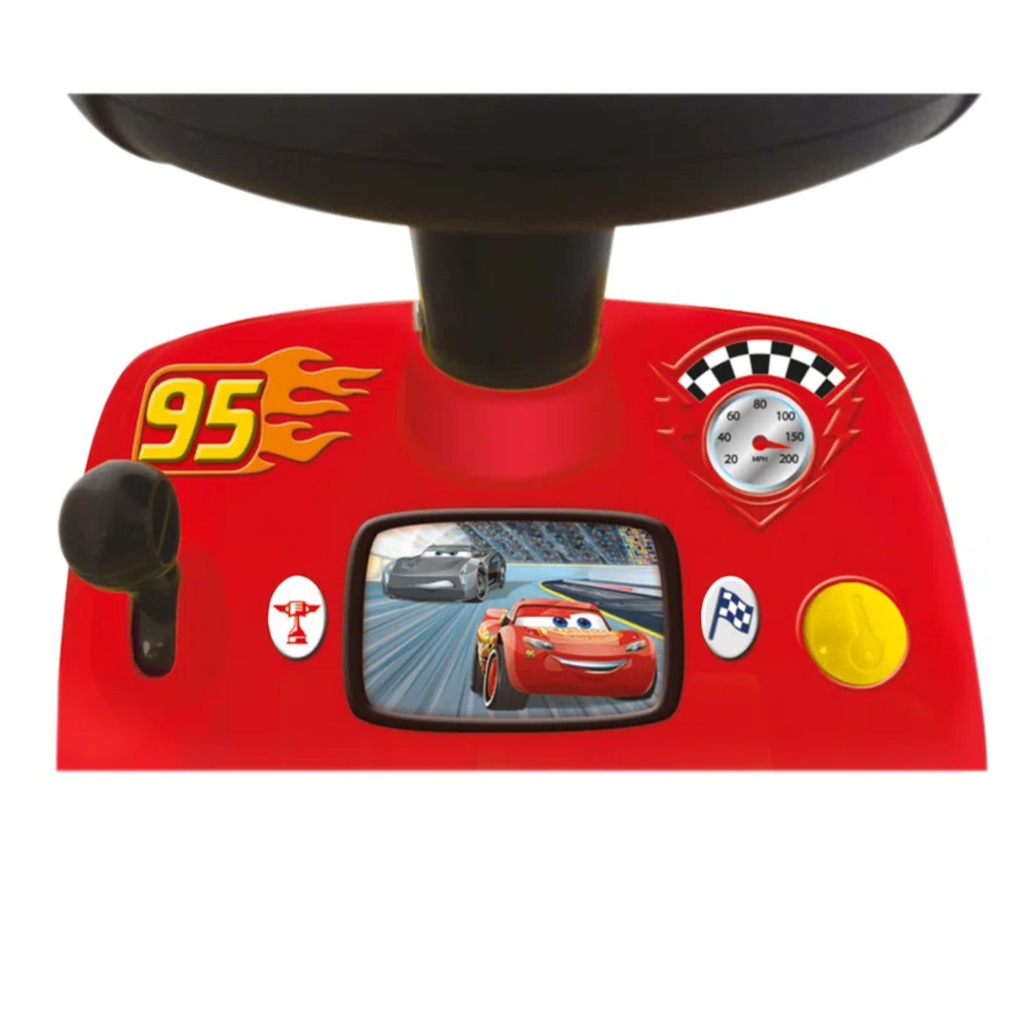 Disney Cars Inspired Lightning McQueen Durable Activity Racer for Kids
