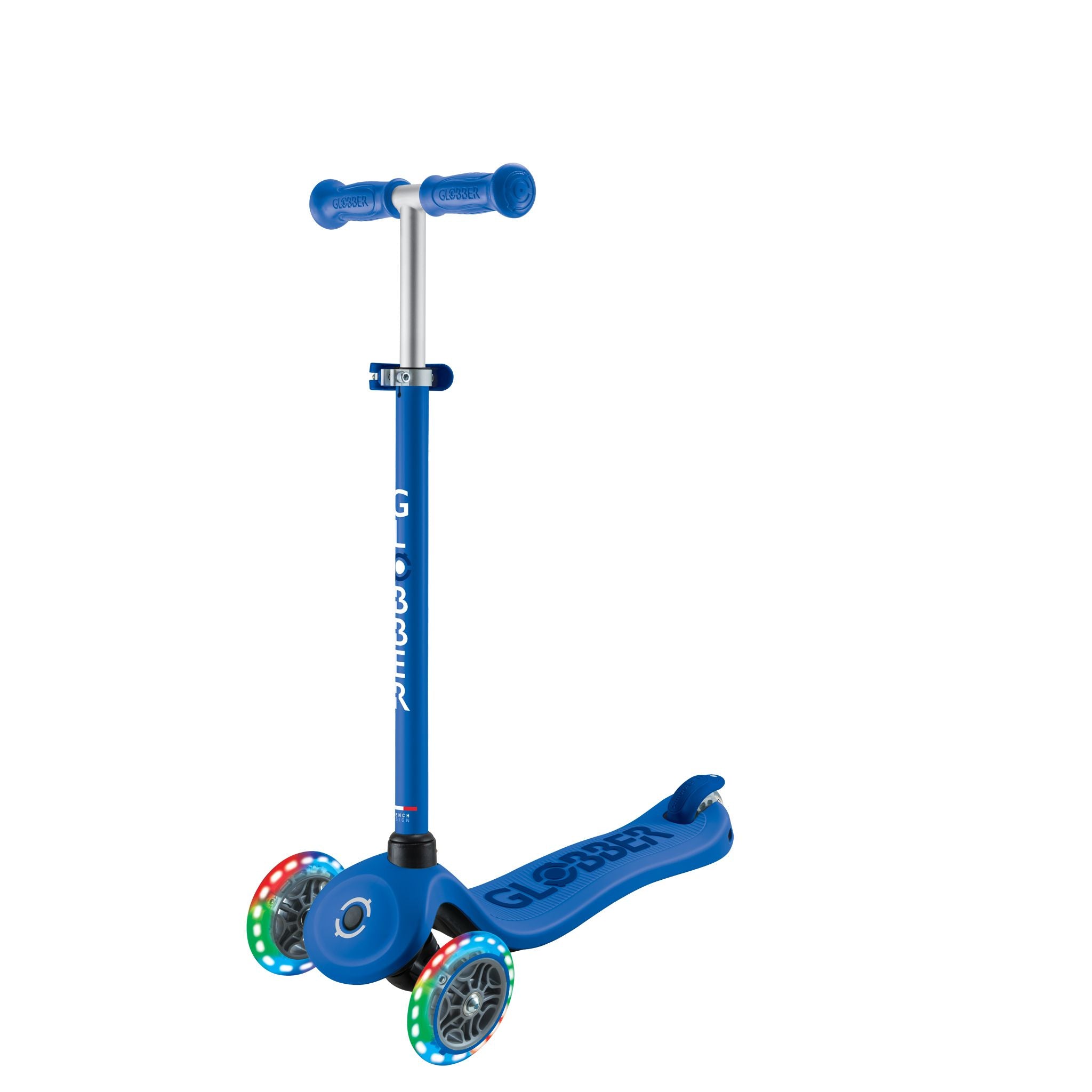 Globber Go Up Sporty Lights V2 Toddler Scooter - Navy Blue/Dark Navy