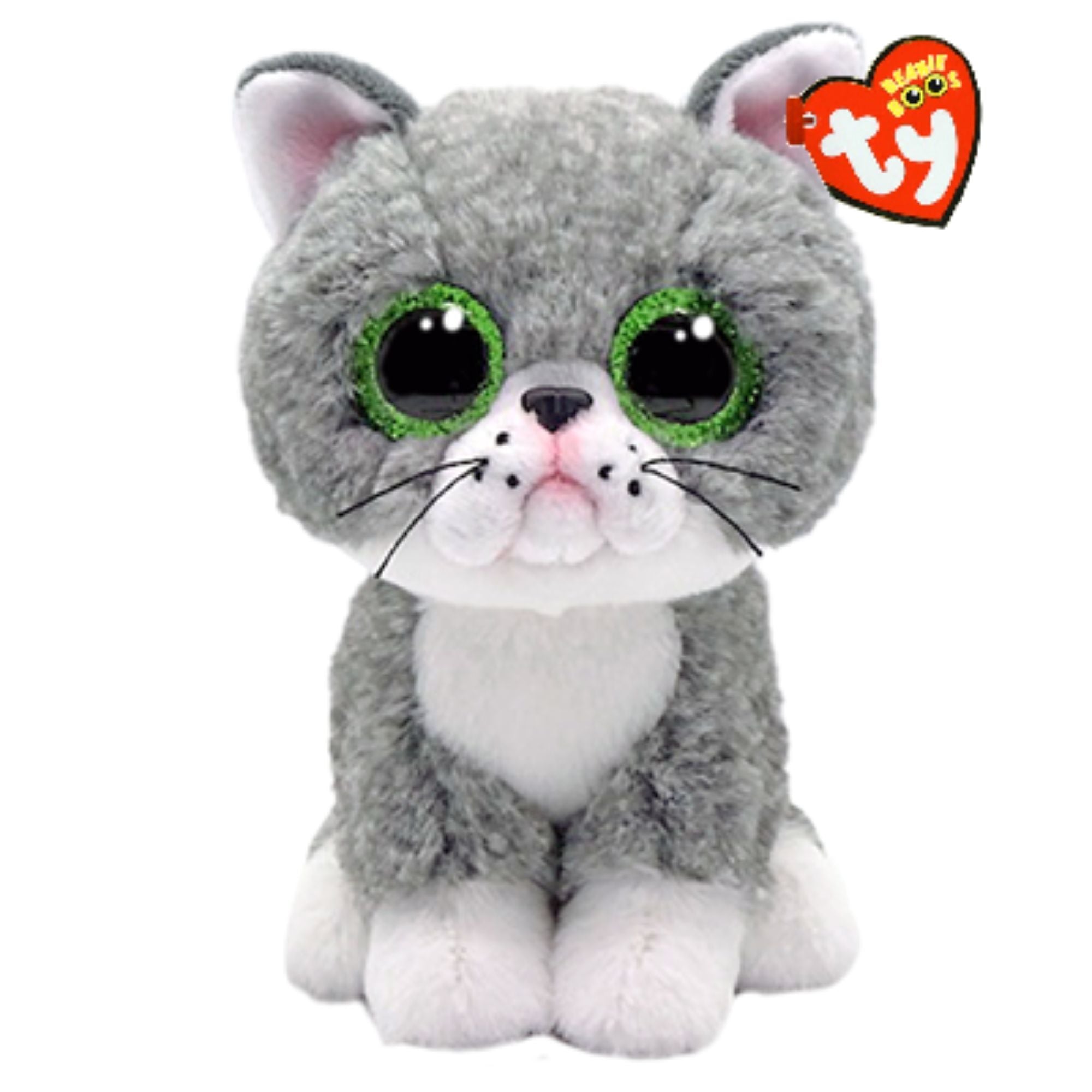 Ty Beanie Boo - Adorable Gray Cat Fergus