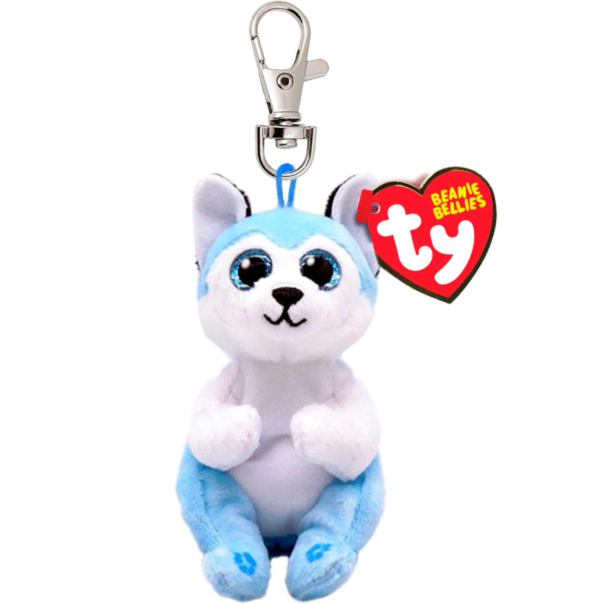 Hot Sale! Ty Beanie Bellies Clip - Thunder Blue Husky