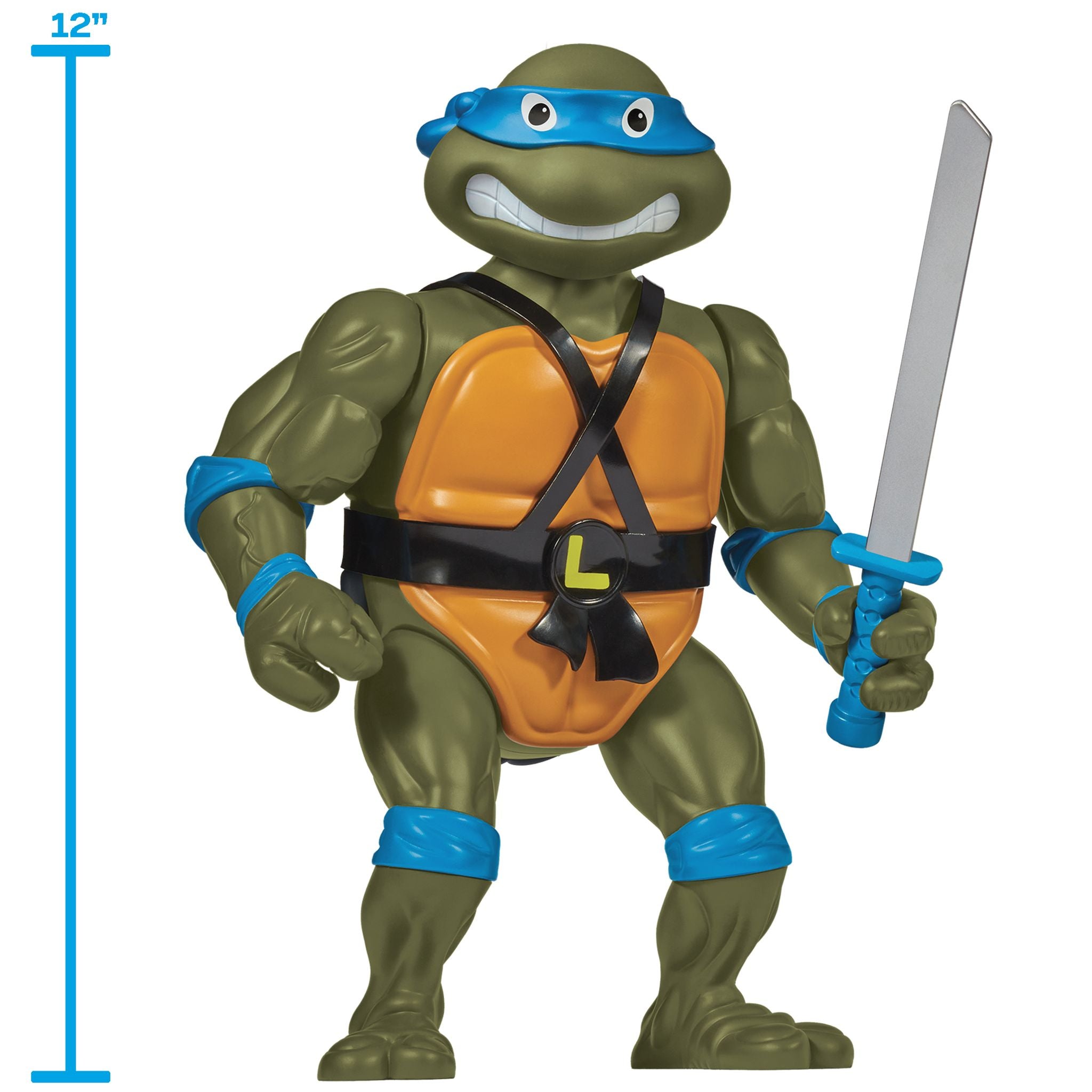 12-Inch Classic Teenage Mutant Ninja Turtles Leonardo Posable Giant Figure