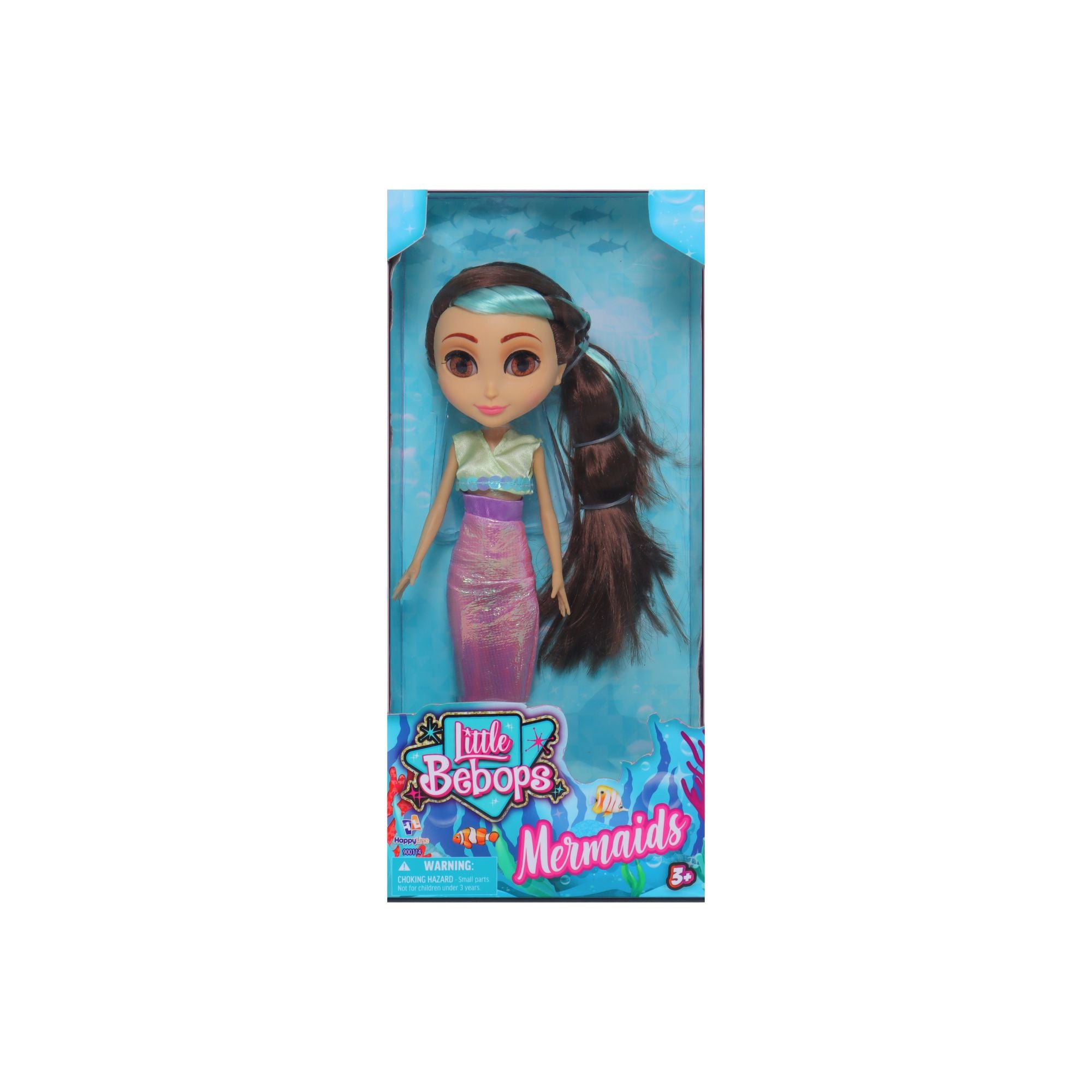 25cm Little Bebops Dolls - Assorted Mermaid Styles, Ideal for Fantasy Play