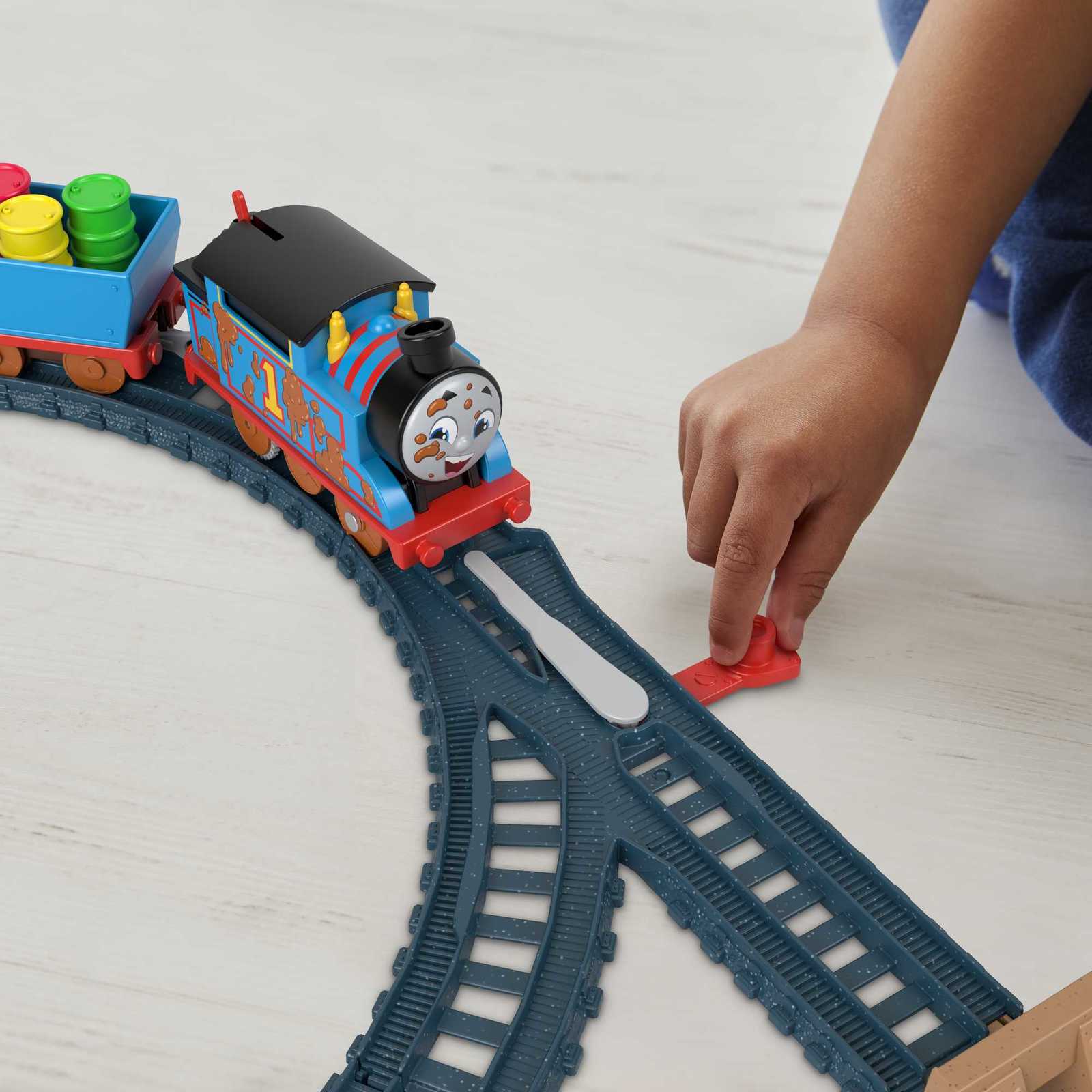 Fisher-Price Thomas & Friends Motorized Track Set: Muddy Adventures - Fun for Preschoolers