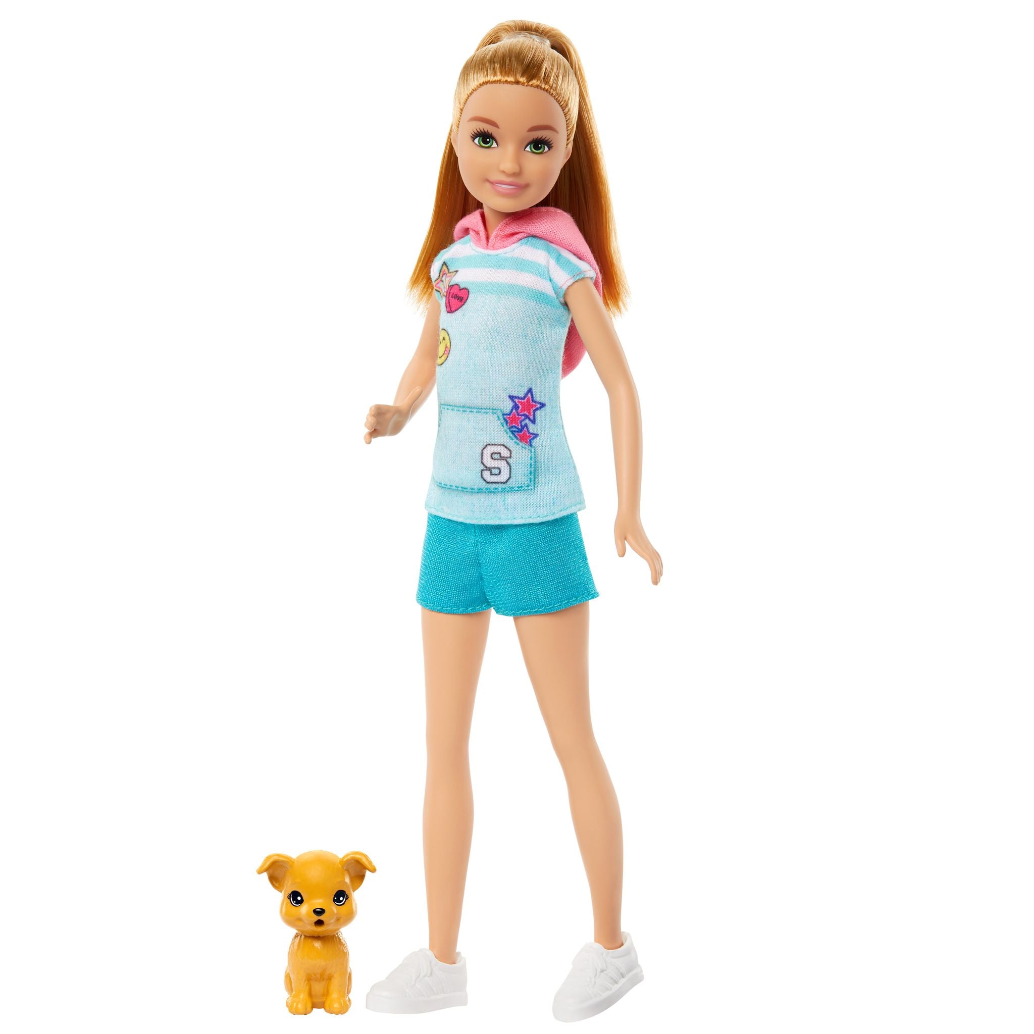 Hot! Barbie & Stacie Rescue Stacie Doll with Puppy