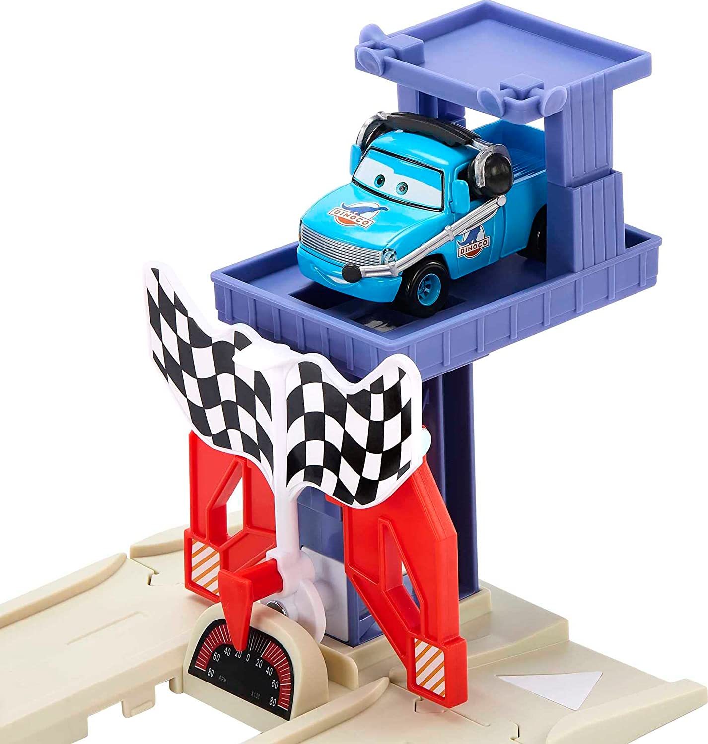 Hot! Disney Pixar Cars On The Road Salt Flats Track Set
