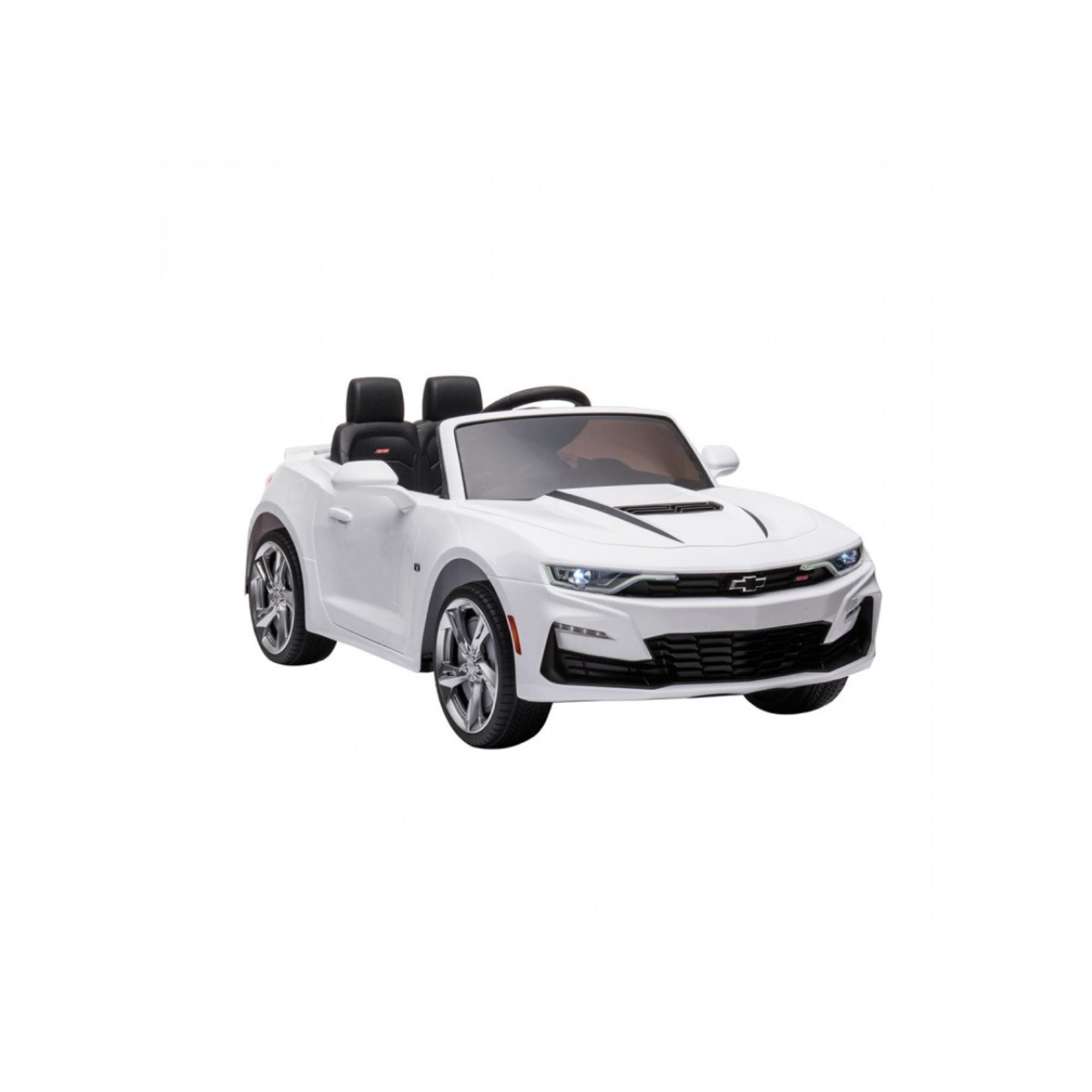 Go Skitz 12V White Chevrolet Camaro Kids Ride - Cool and Realistic