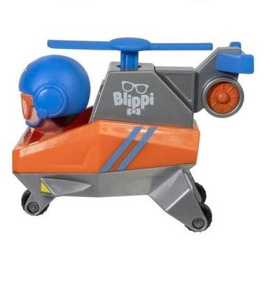 Hot Blippi Mini Vehicle Helicopter Set