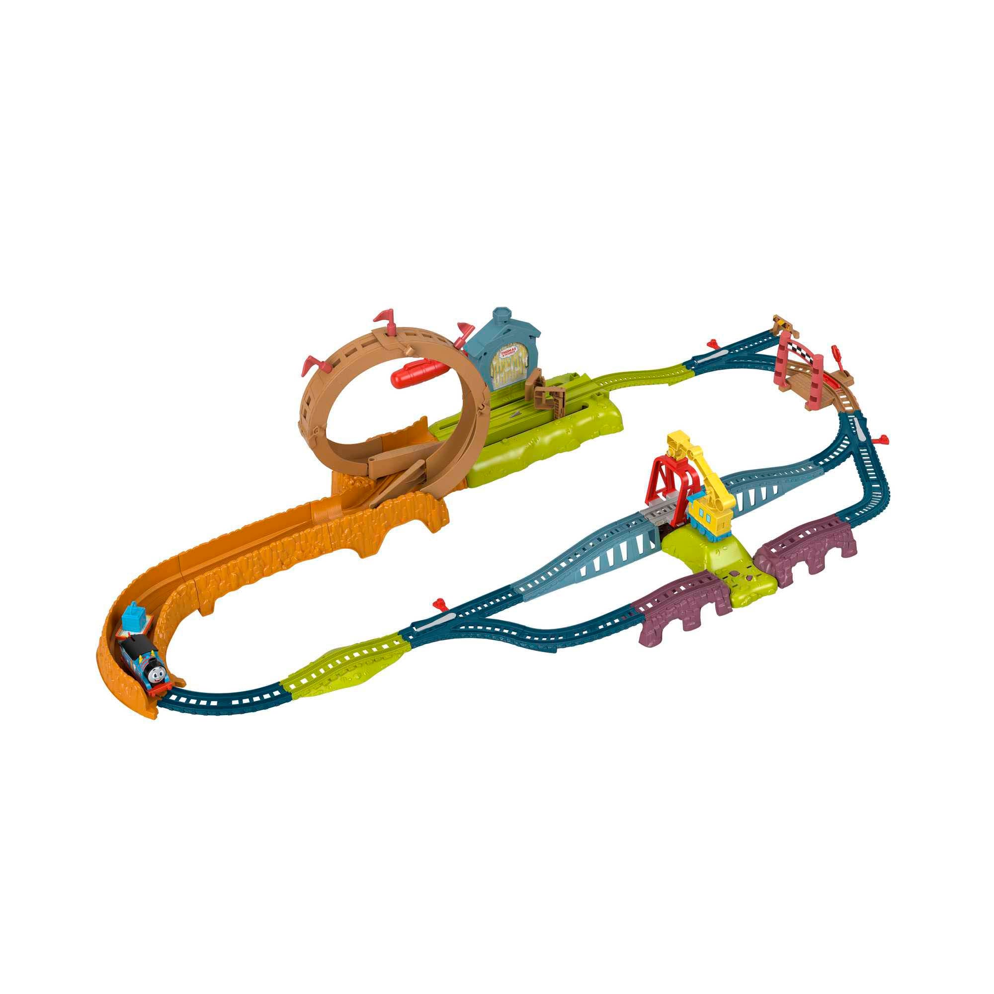 Fisher-Price Thomas & Friends Launch & Loop Maintenance Yard Trackset - Epic Sodor Adventure!