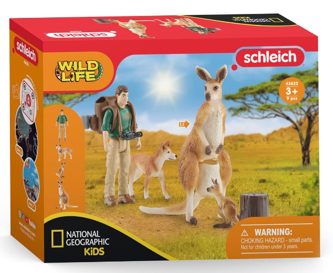 Hot Deal! Schleich National Geographic Kids Wild Life - Outback Adventures Set