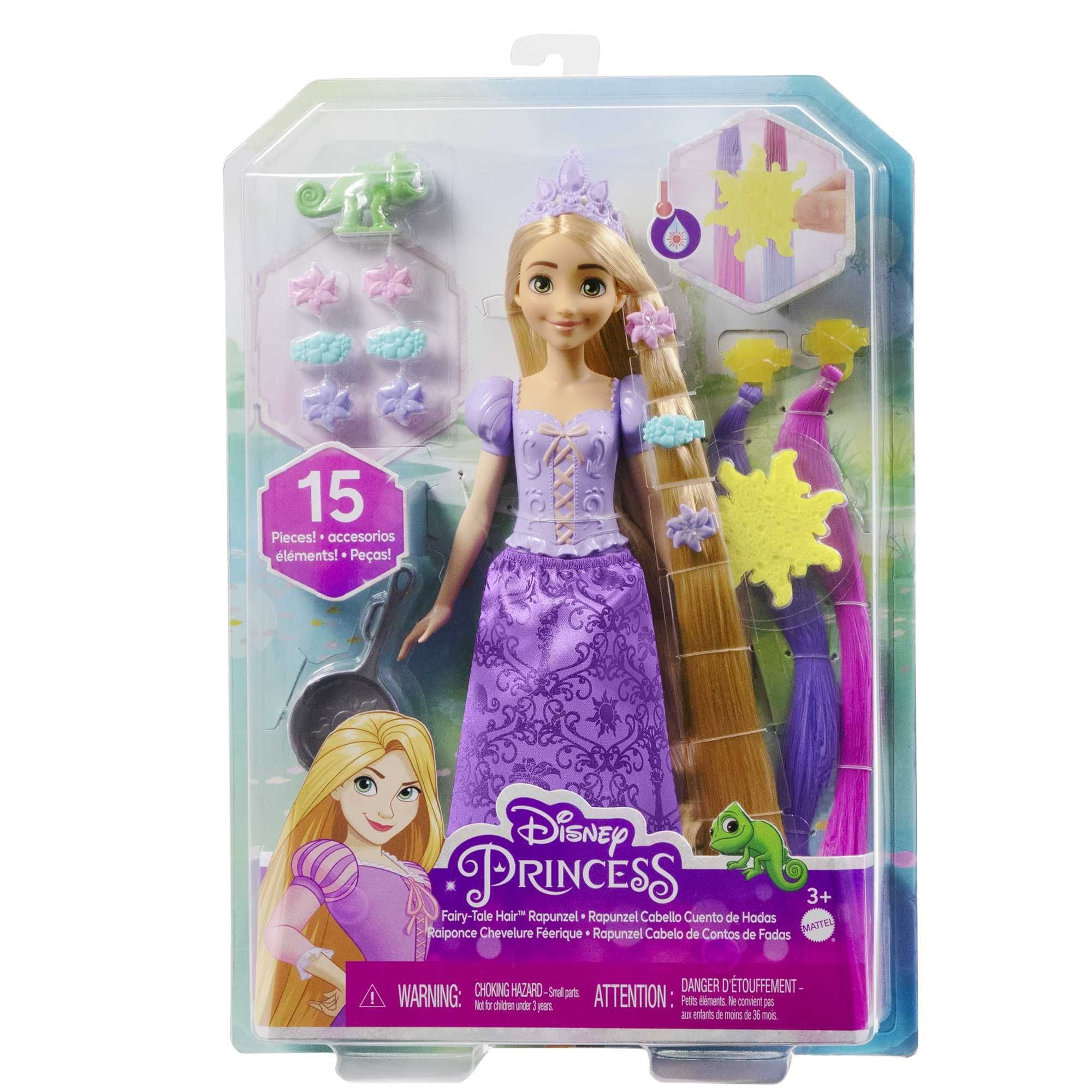 Hot Deal! Disney Princess Rapunzel Feature Doll with Long Stylable Hair and Accessories