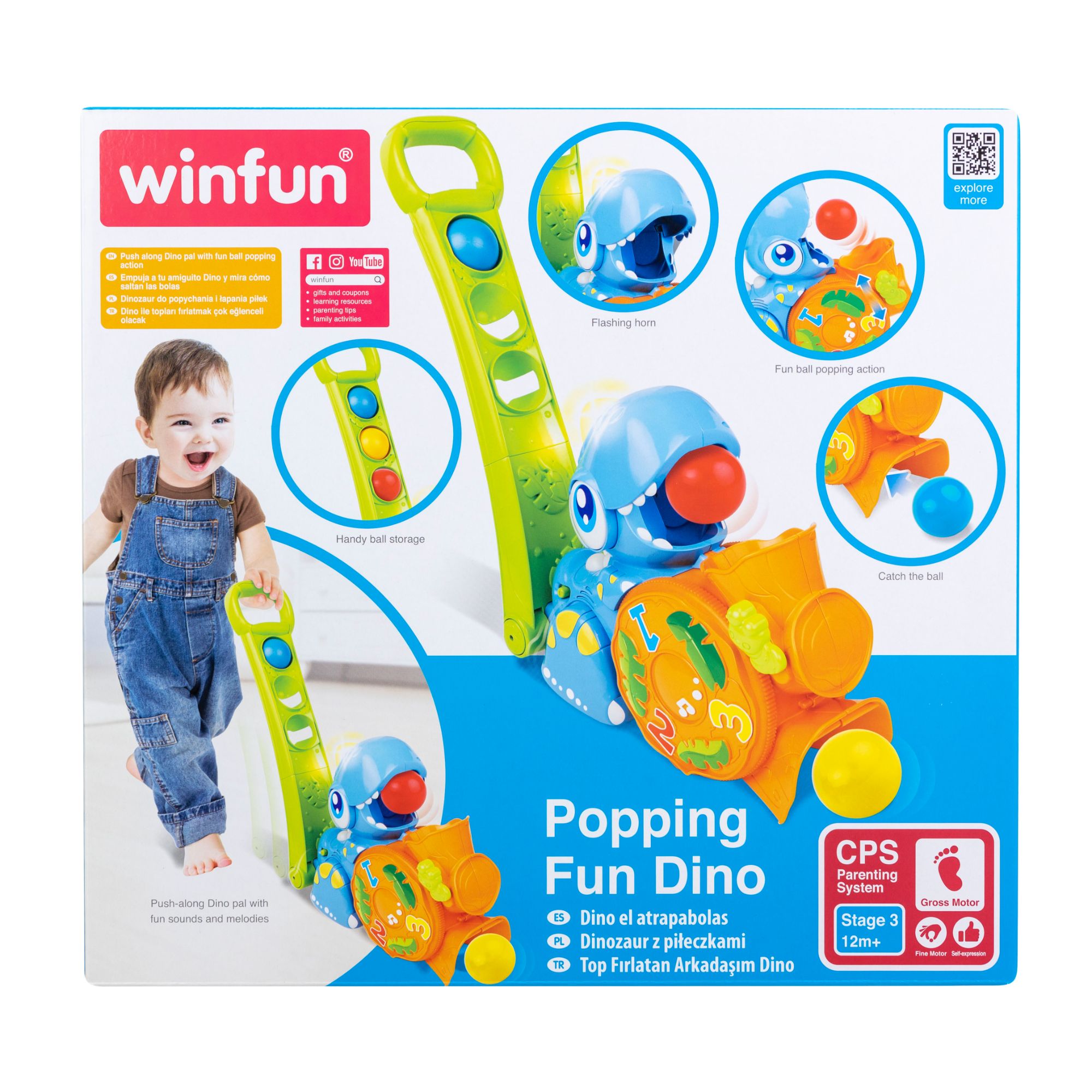 Hot Sale: Winfun Dino Toy with Exciting Ball Popping Fun
