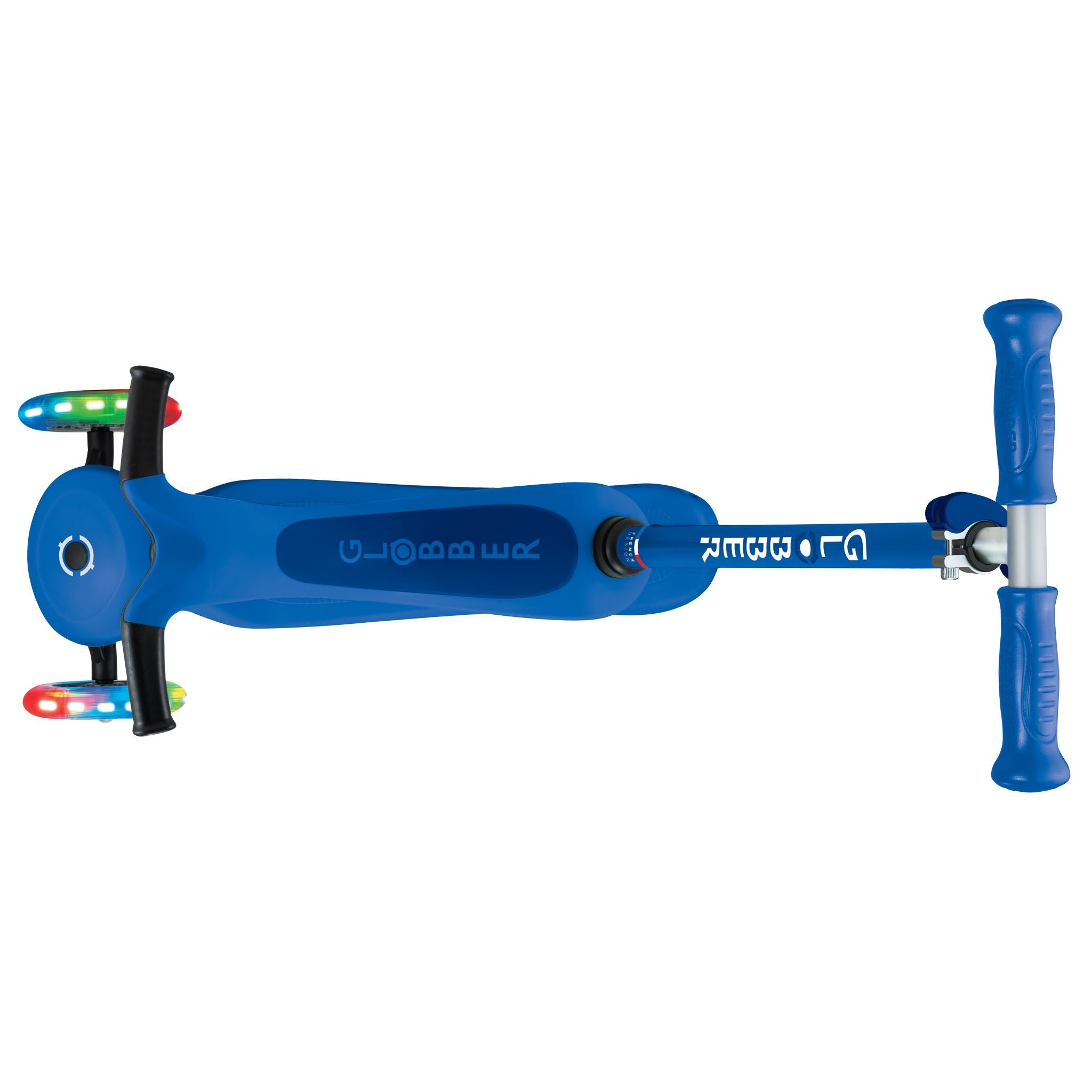 Globber Go Up Sporty Lights V2 Toddler Scooter - Navy Blue/Dark Navy