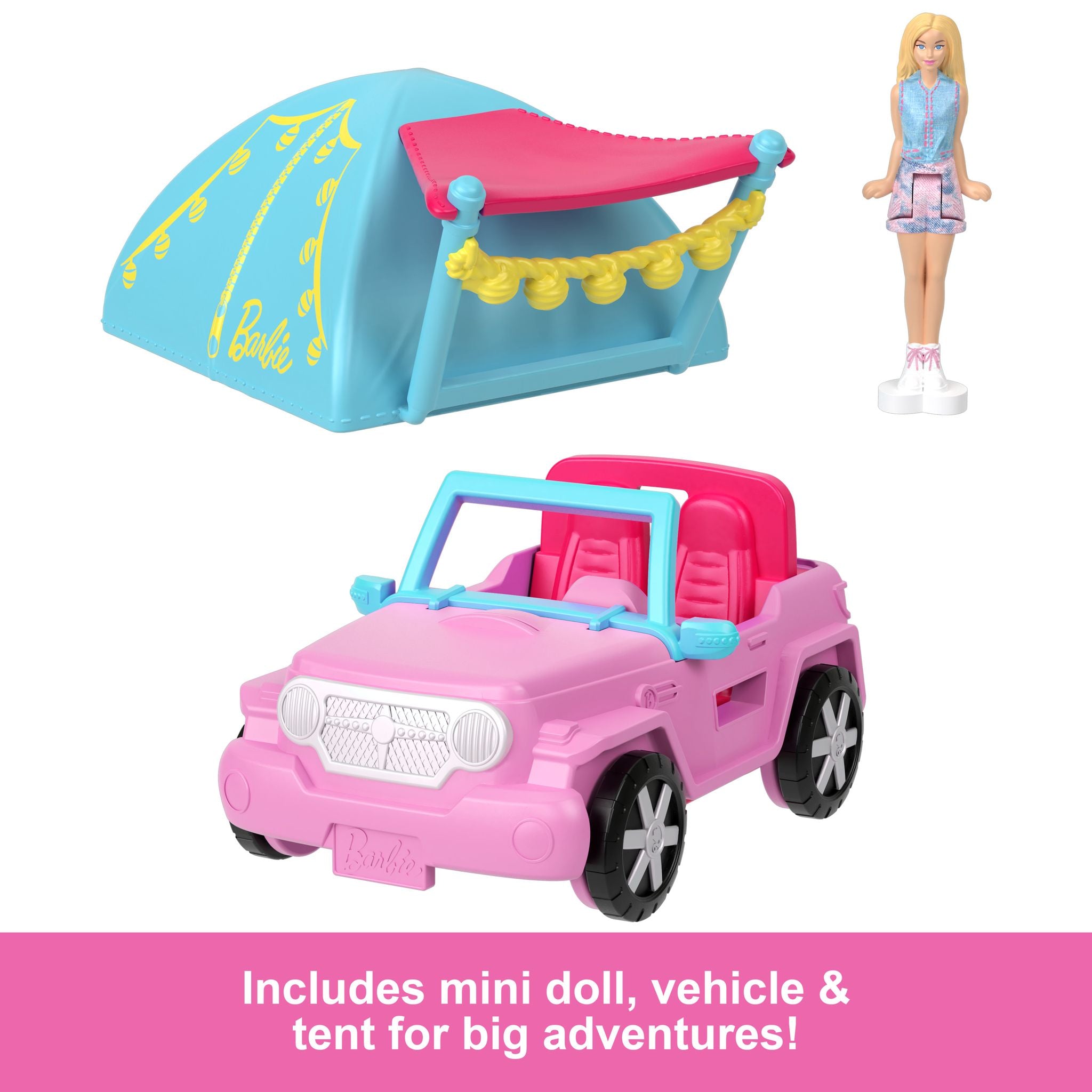 Hot Sale! Mini Barbieland Color-Changing Jeep for Barbie Doll Lovers