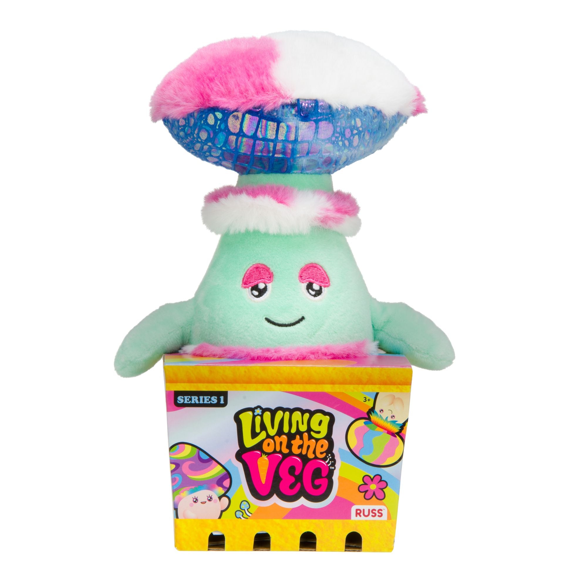 Living On The Veg 6-Inch Obie Plush Funguys - Collect Now!