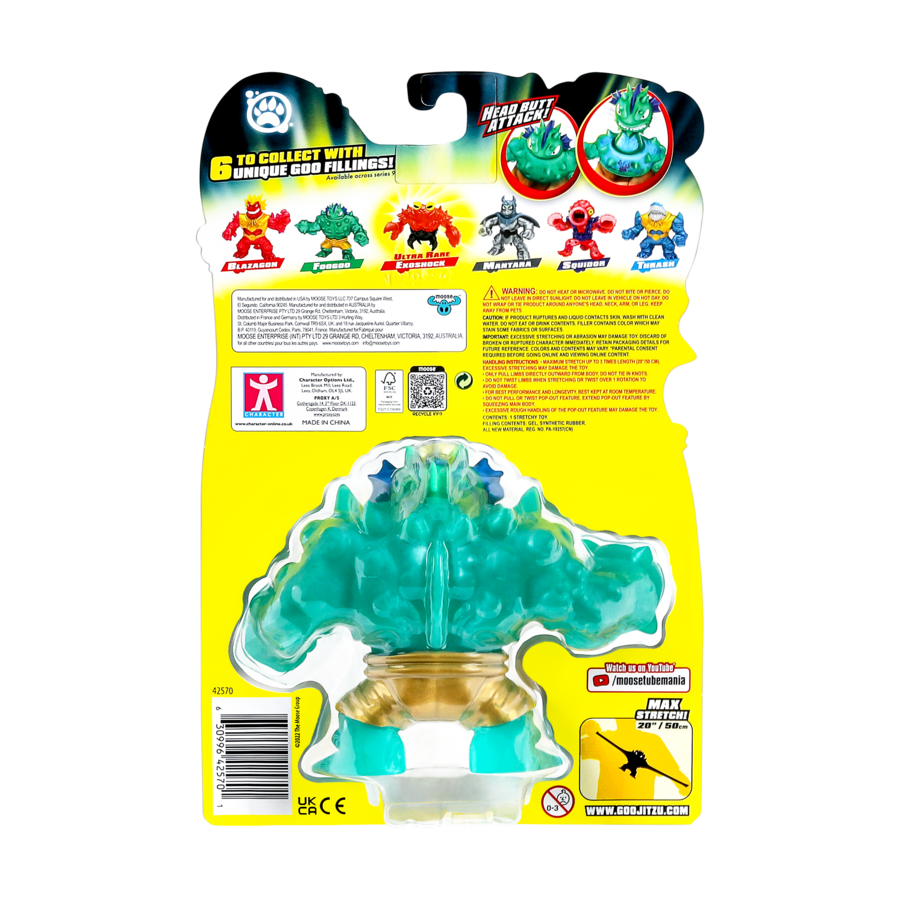 Heroes Of Goo Jit Zu Deep Goo Sea S9 W2 - Super Oozy Foogoo Hero Pack