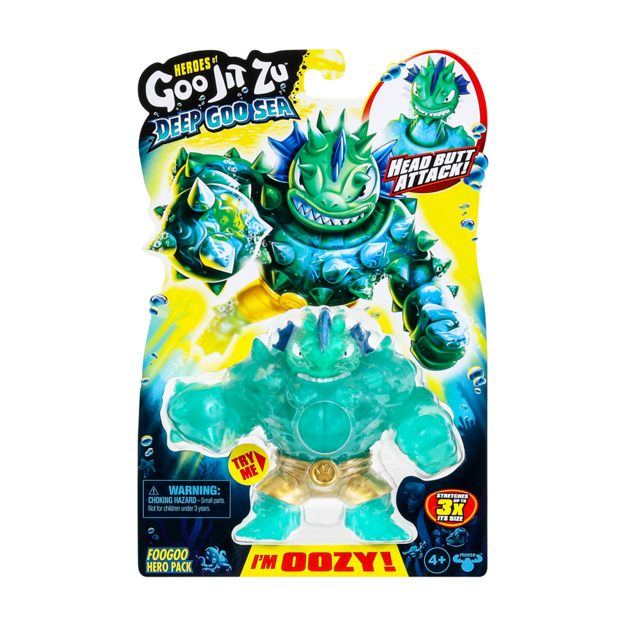 Heroes Of Goo Jit Zu Deep Goo Sea S9 W2 - Super Oozy Foogoo Hero Pack